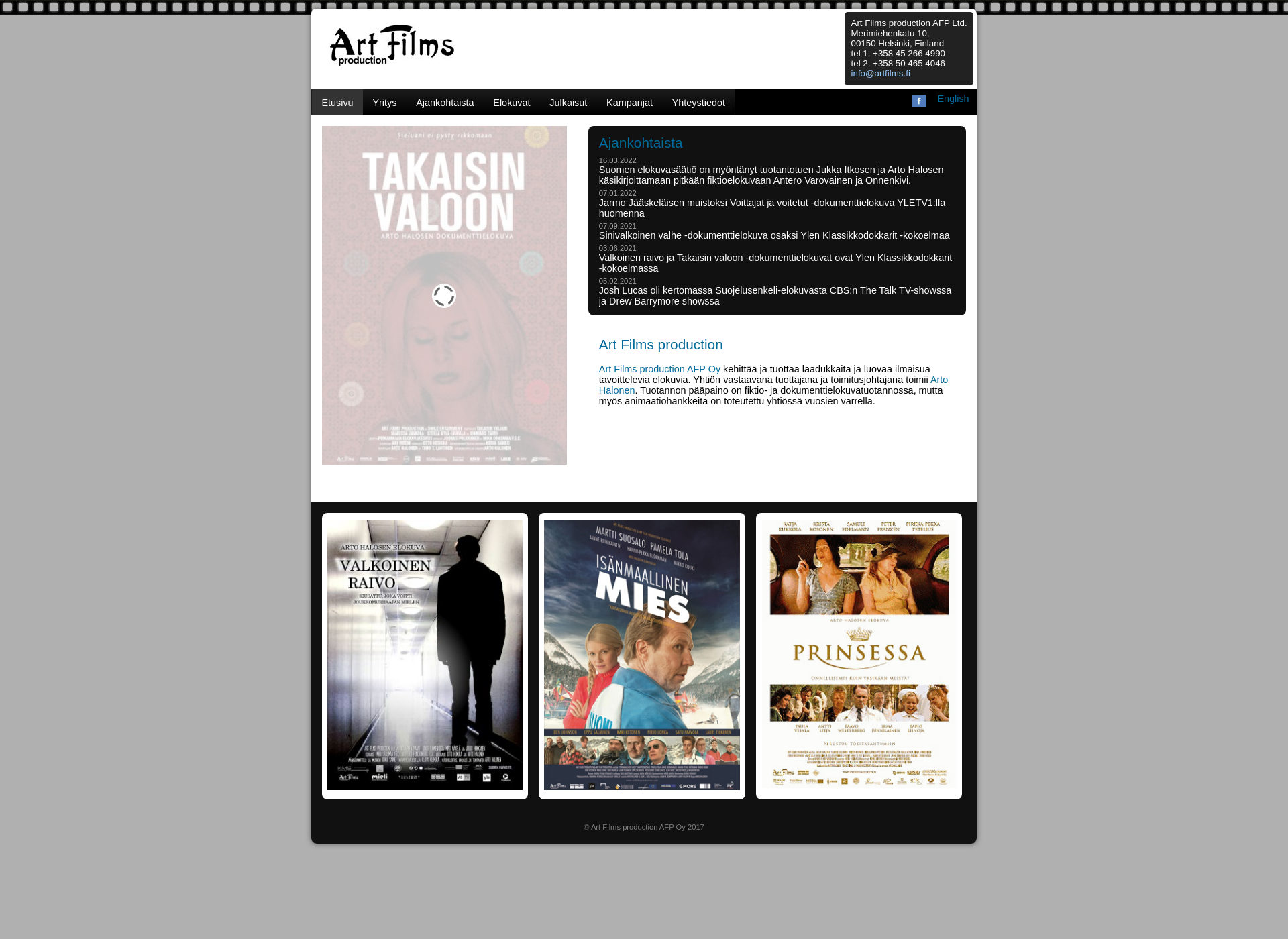 Screenshot for artfilmsproduction.com