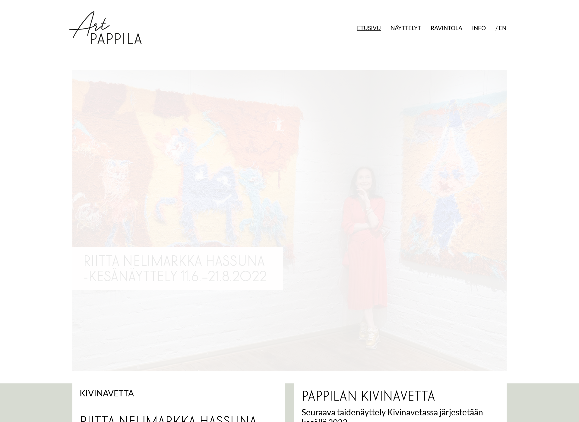 Screenshot for artpappila.fi
