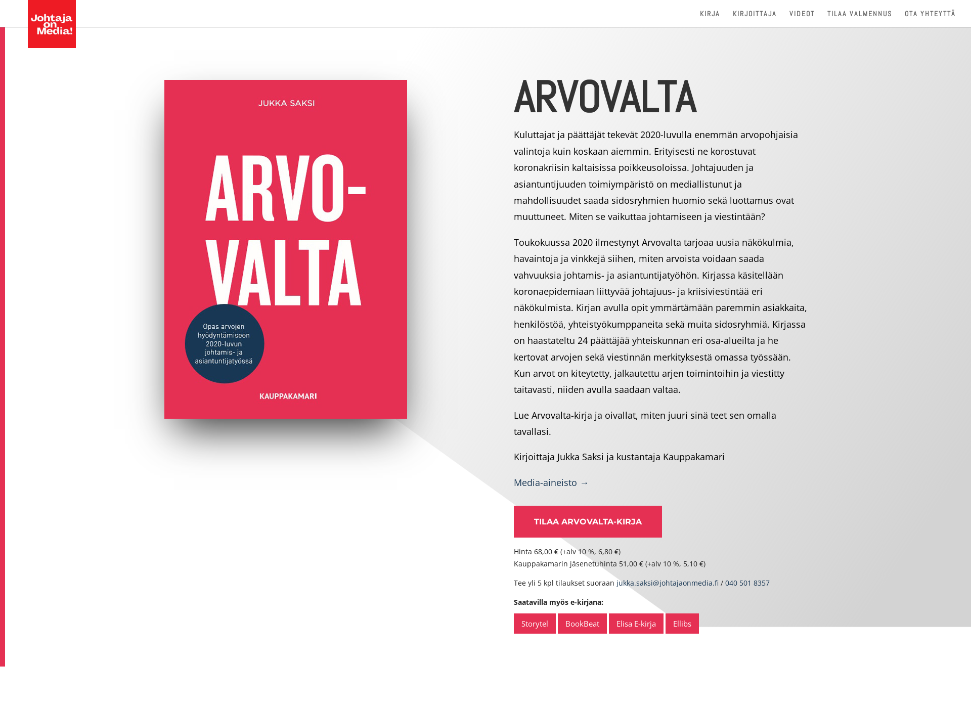 Screenshot for arvovalta.fi