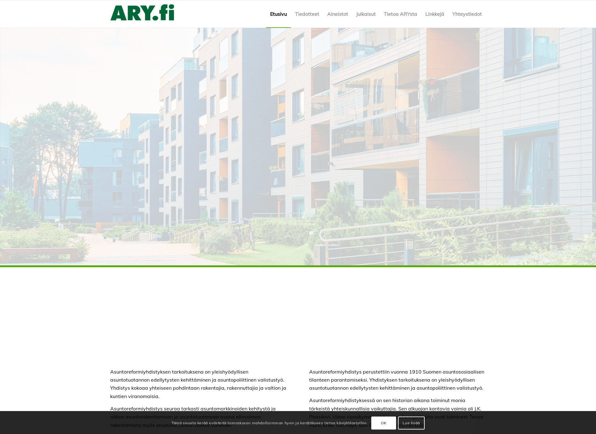 Skärmdump för ary.fi