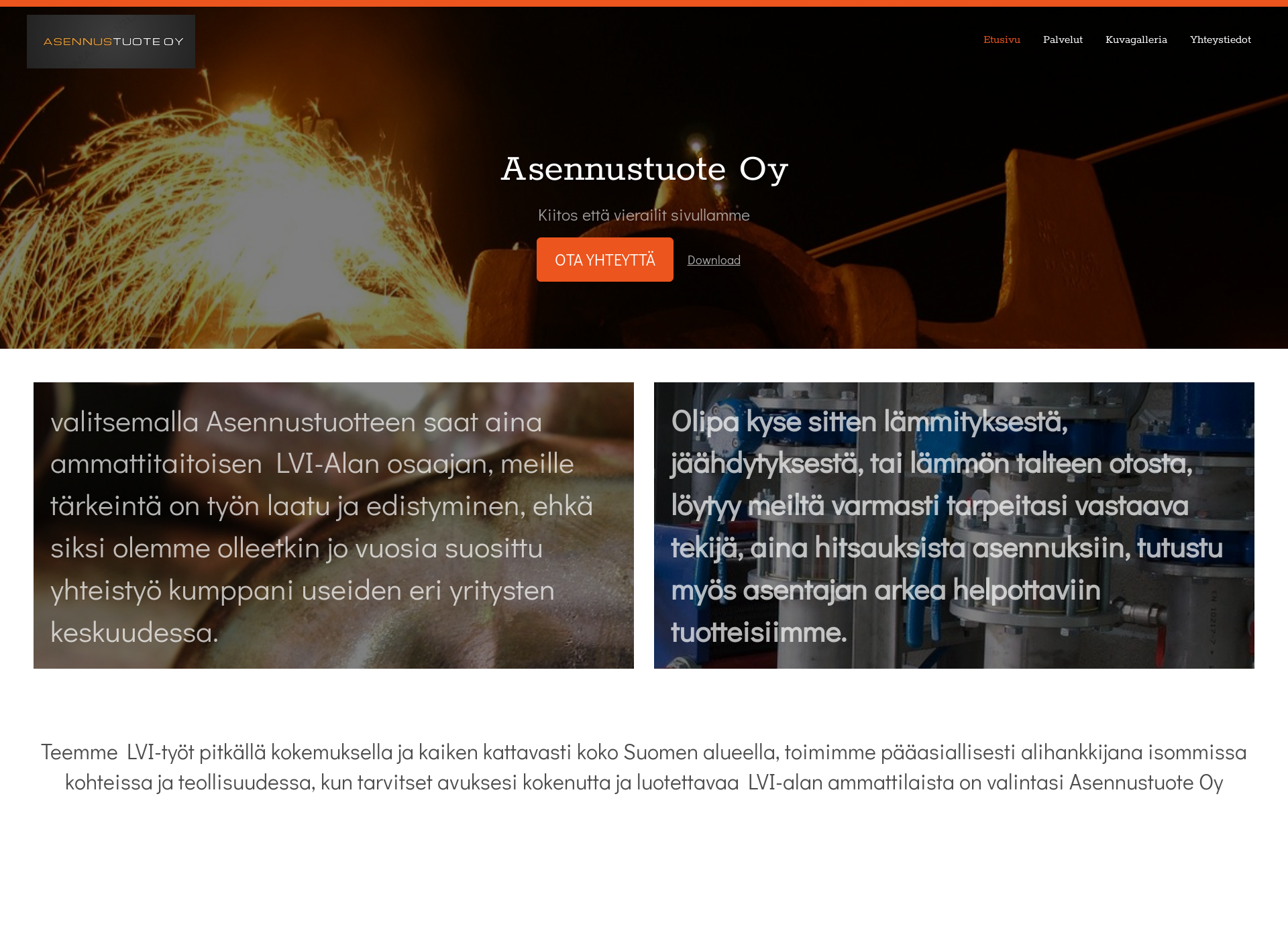 Screenshot for asennustuote.fi