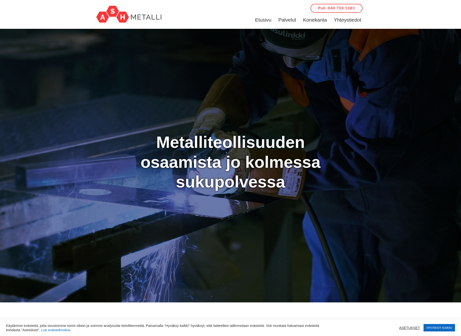 Screenshot for ashmetalli.fi