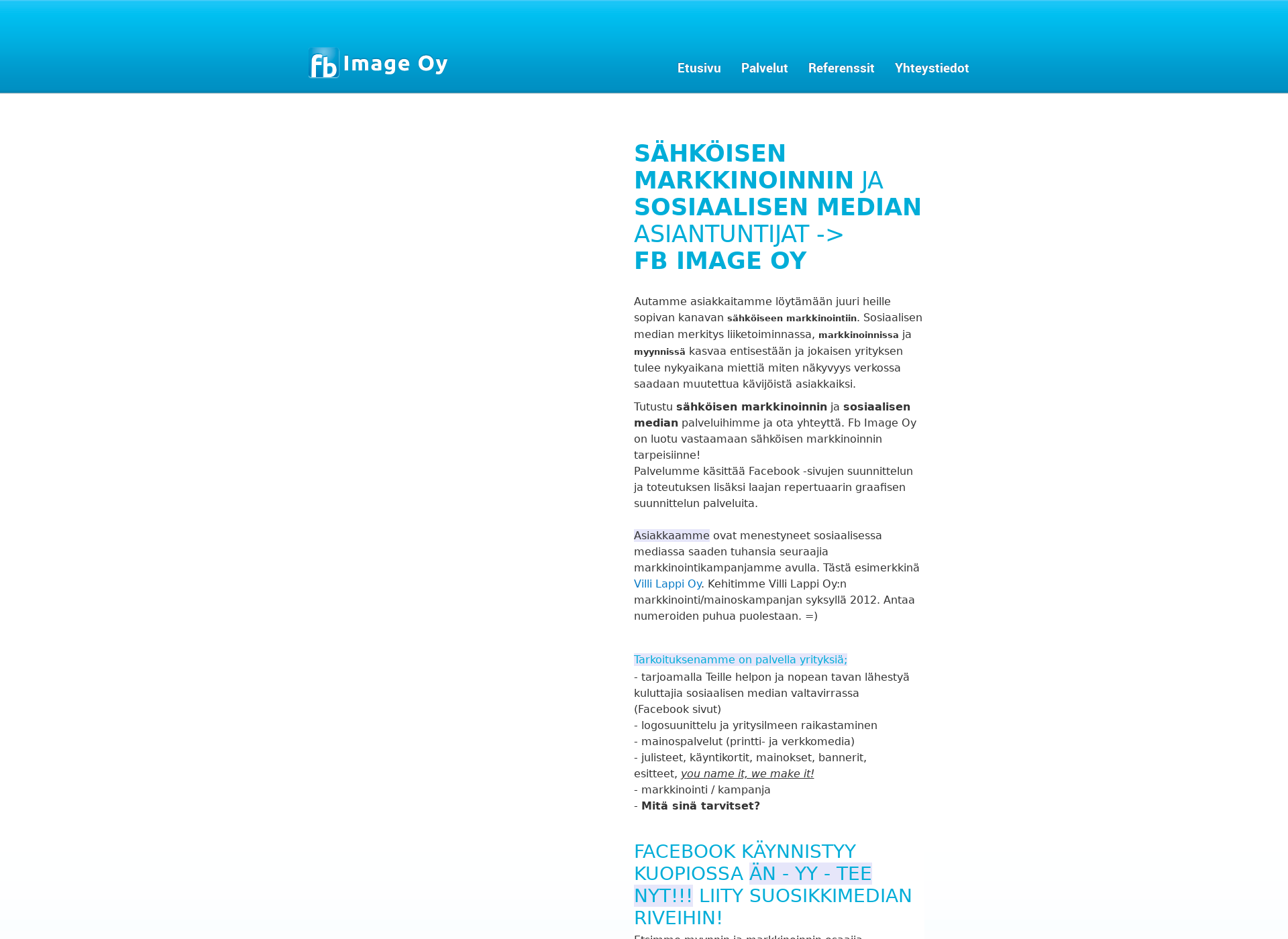 Screenshot for asiakasimage.fi