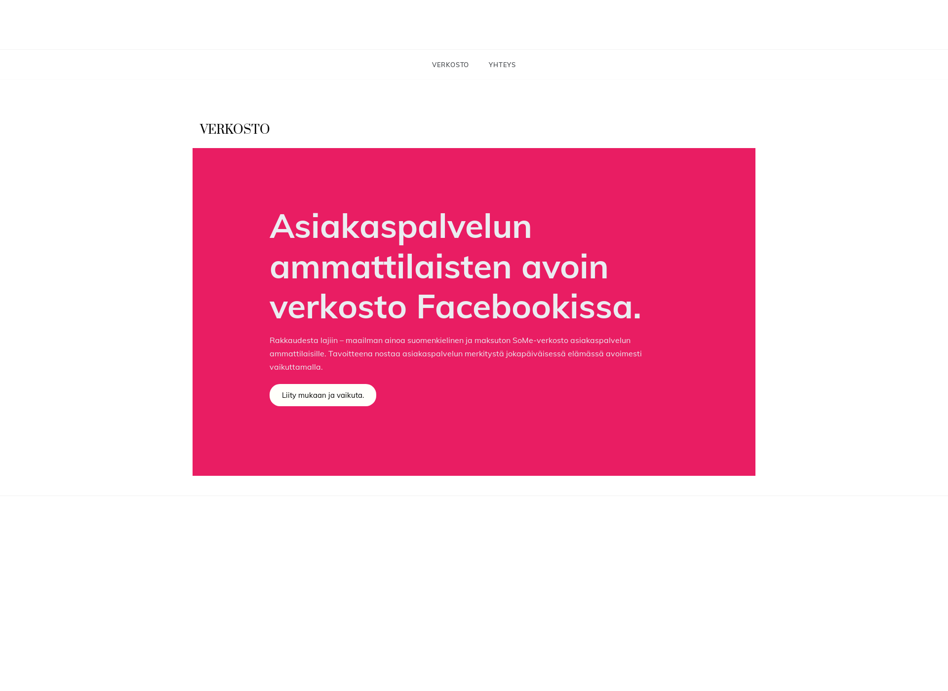 Screenshot for asiakaspalvelijat.fi