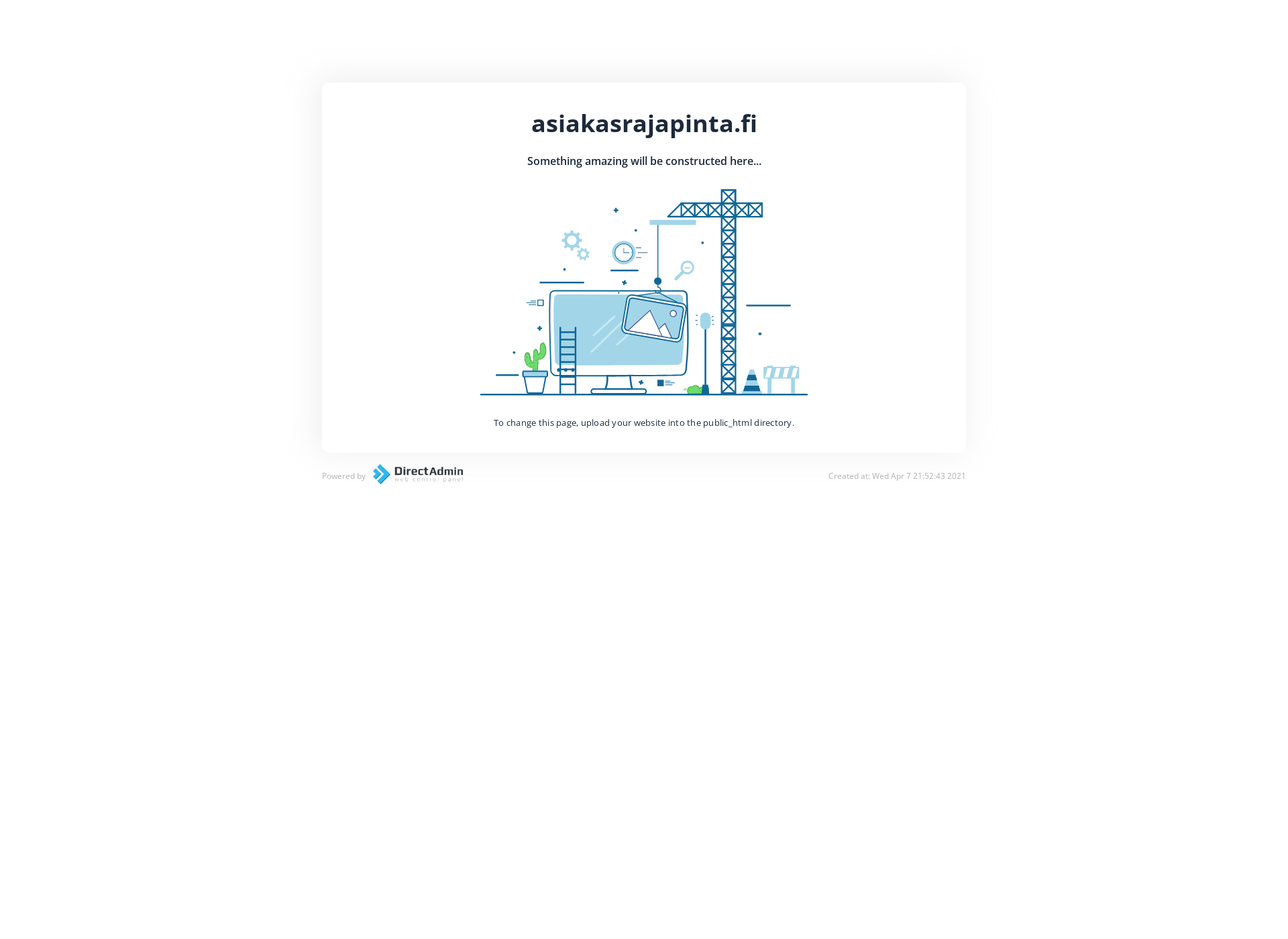 Skärmdump för asiakasrajapinta.fi