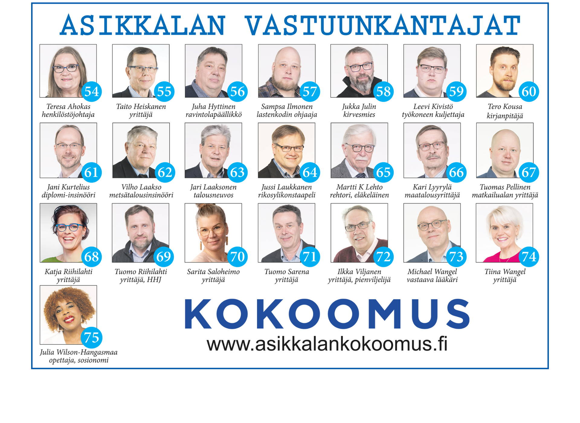 Skärmdump för asikkalankokoomus.fi