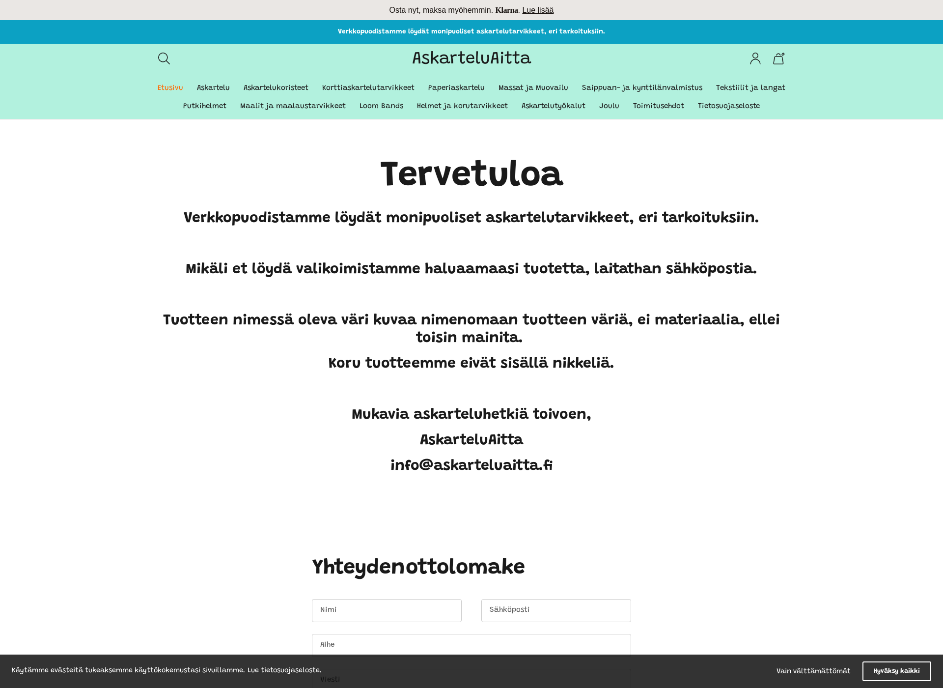 Screenshot for askarteluaitta.fi