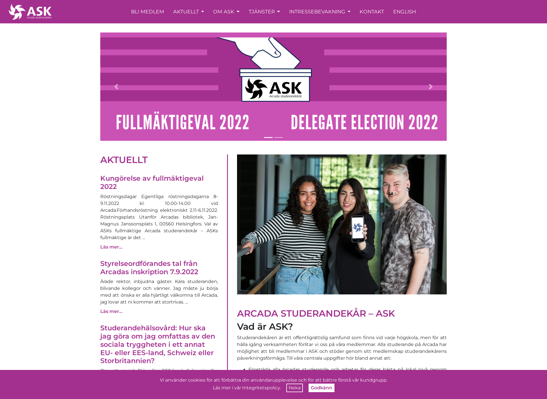 Screenshot for asken.fi