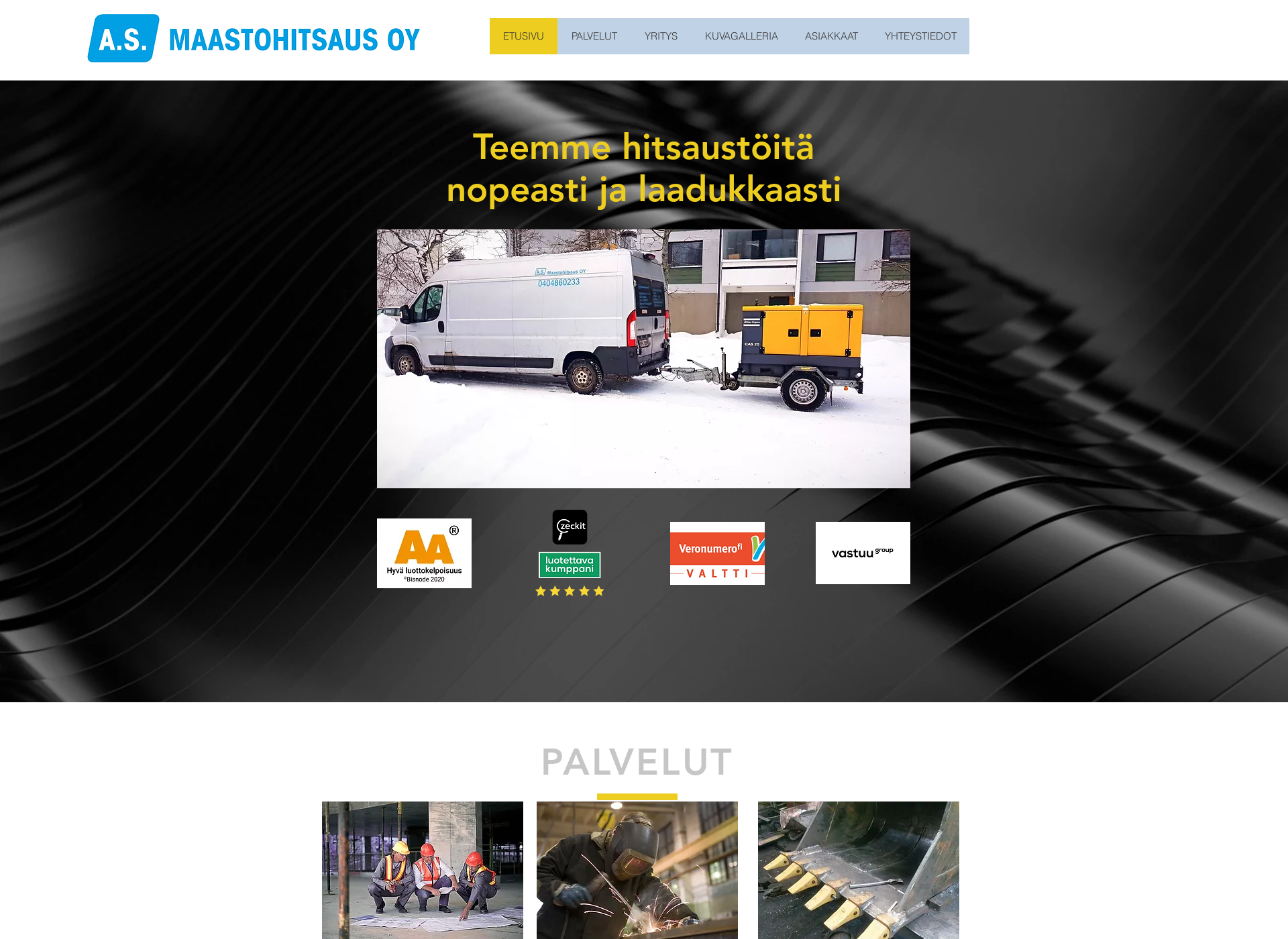 Screenshot for asmaastohitsaus.fi