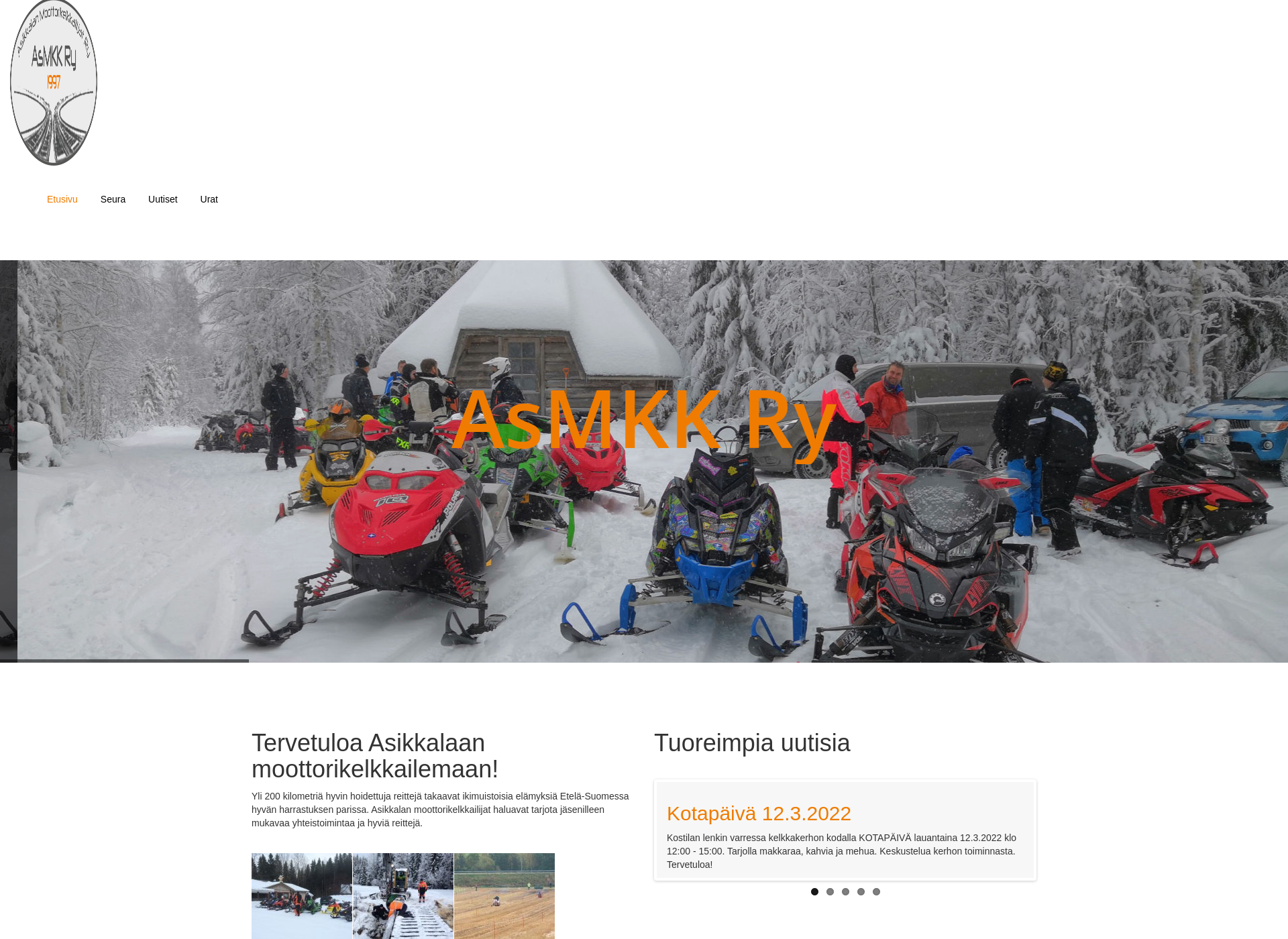 Screenshot for asmkk.fi