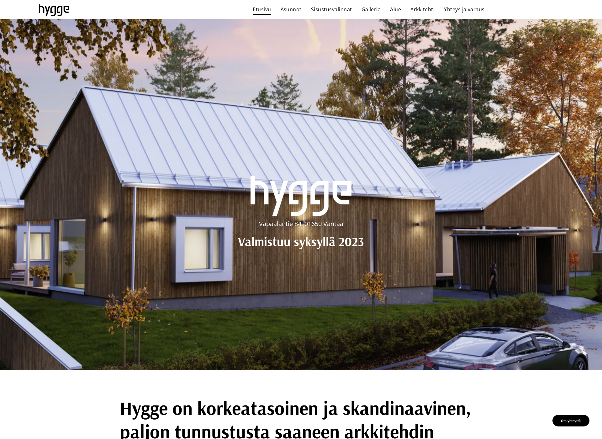 Skärmdump för asoyhygge.fi