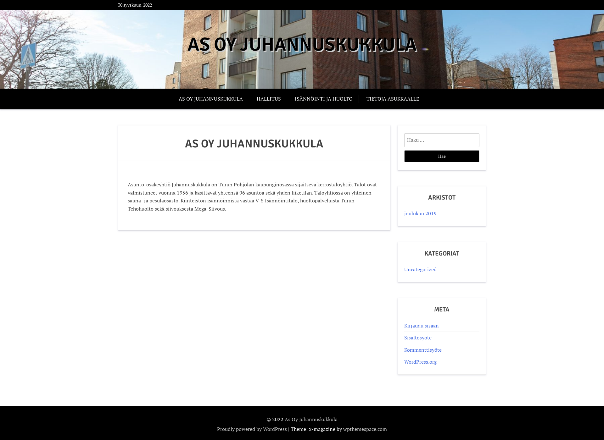 Screenshot for asoyjuhannuskukkula.fi