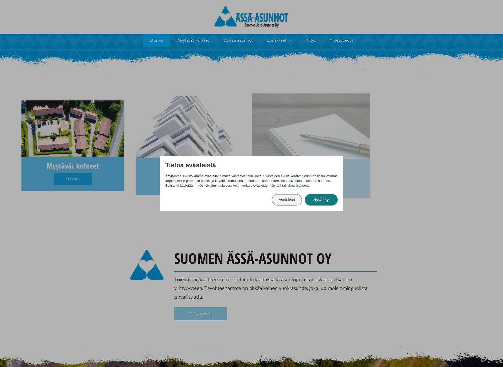 Screenshot for assa-asunnot.fi
