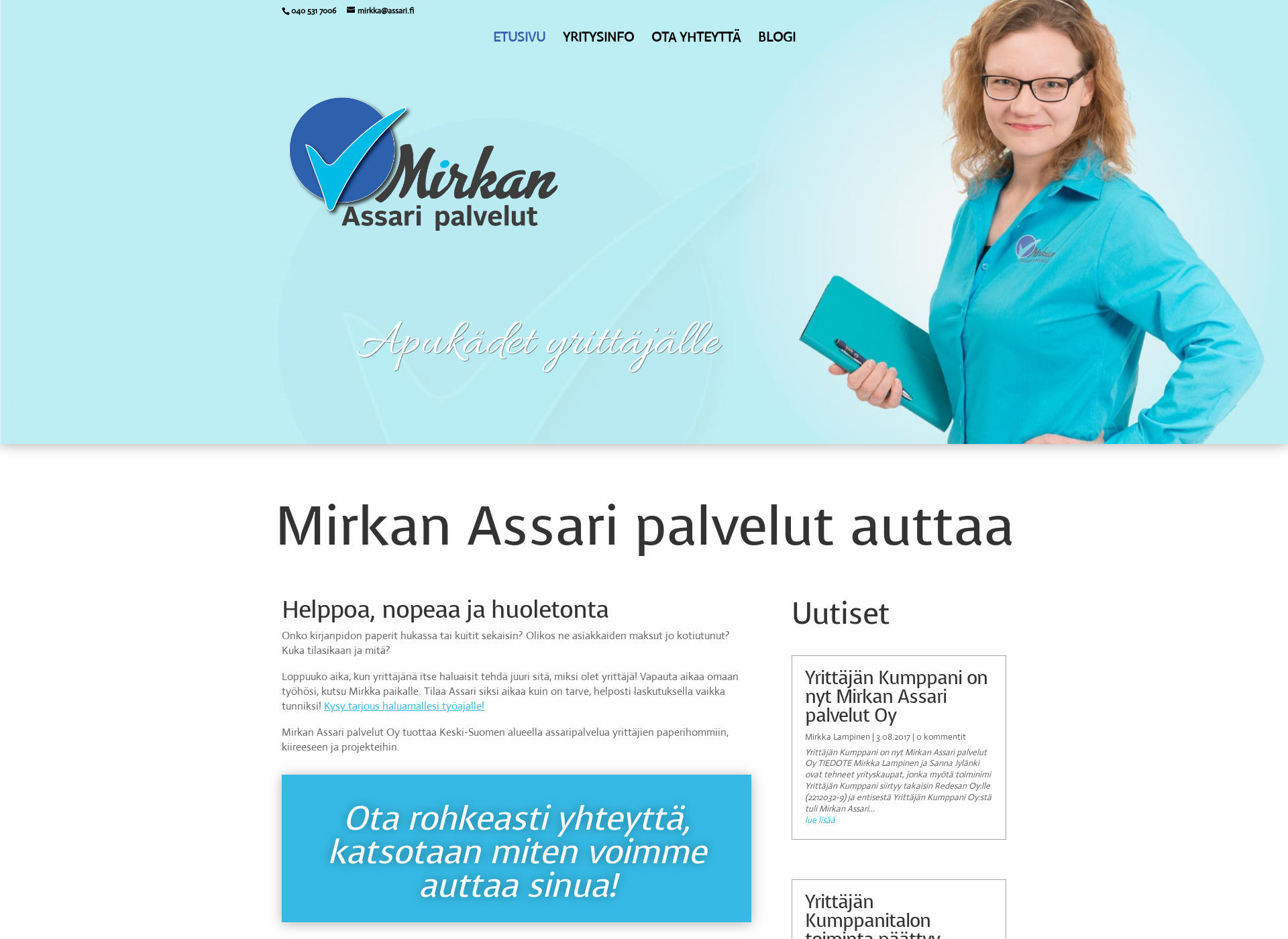 Screenshot for assari.fi