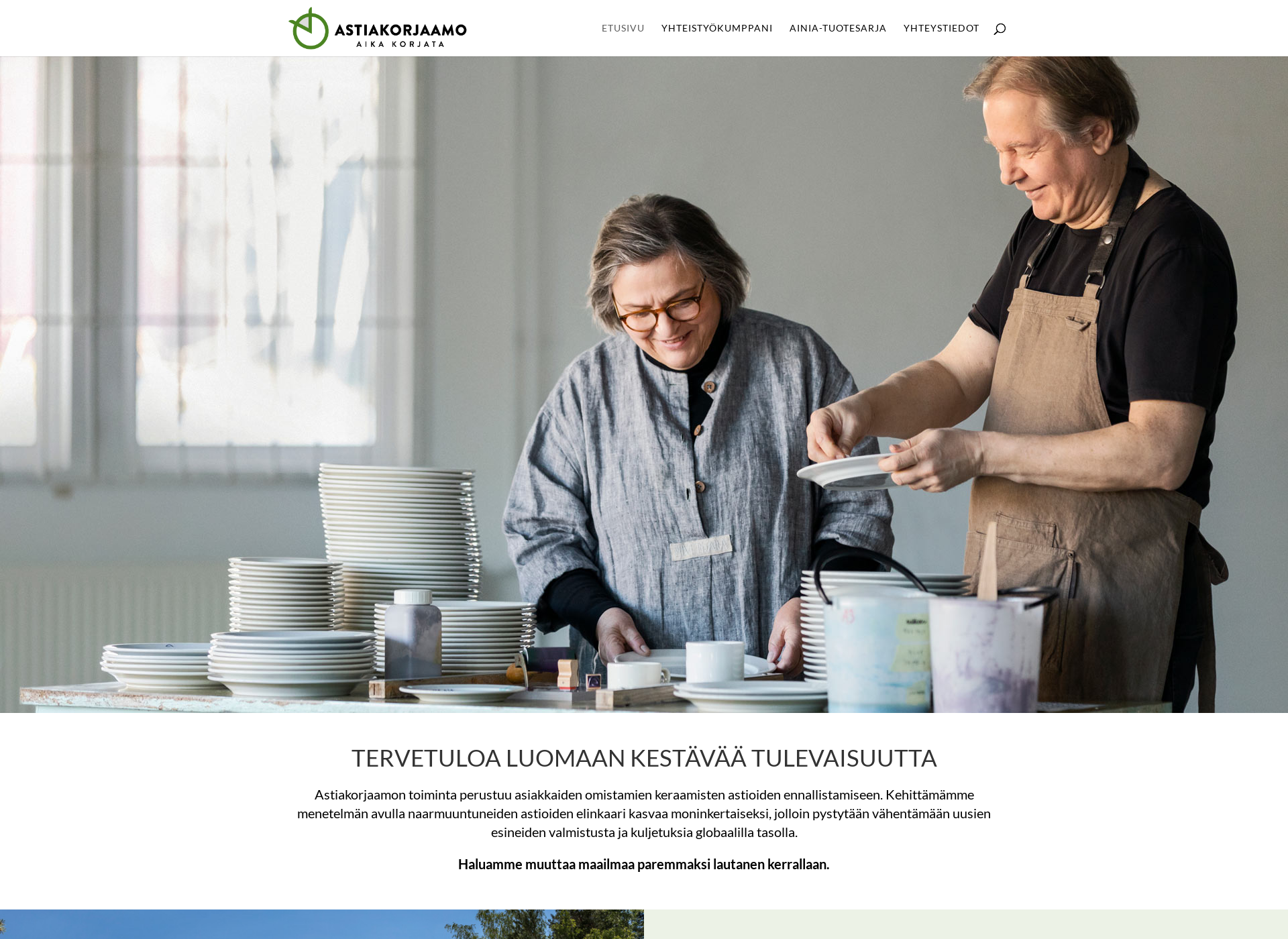 Näyttökuva astiakorjaamo.fi