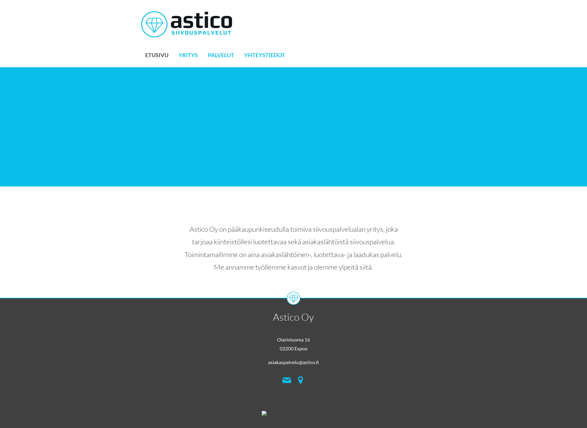 Skärmdump för astico.fi