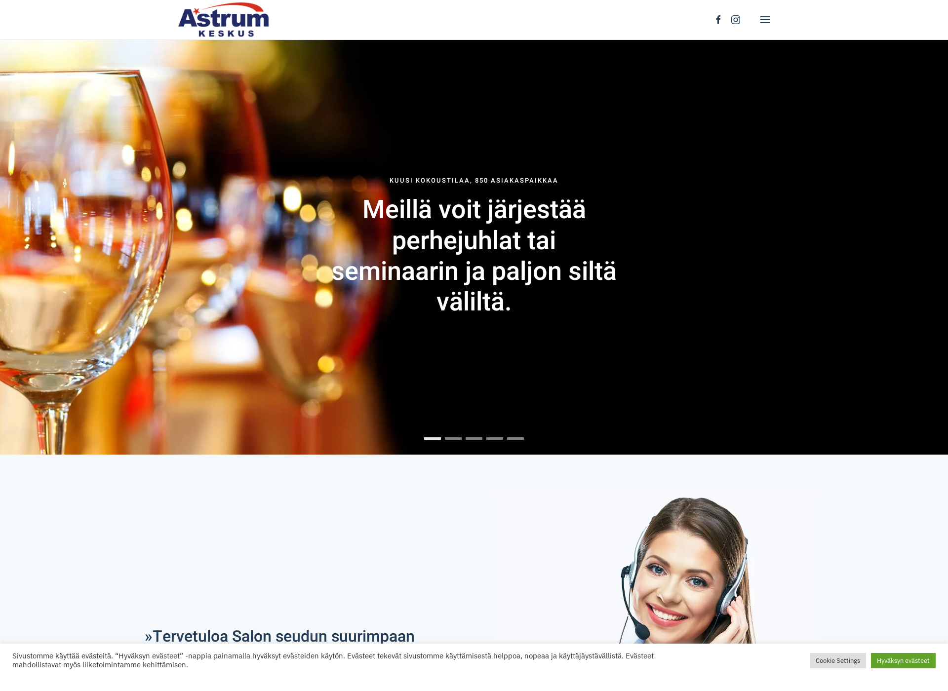 Screenshot for astrumkeskus.fi