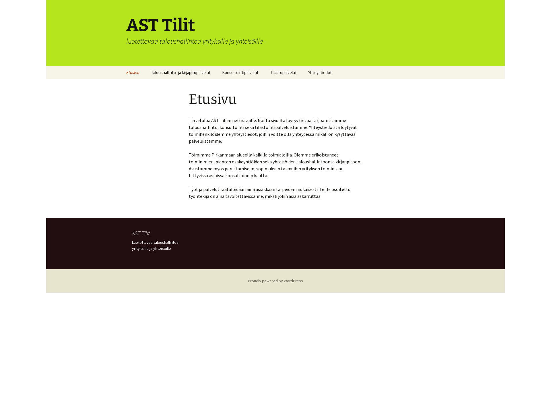 Screenshot for asttilit.fi