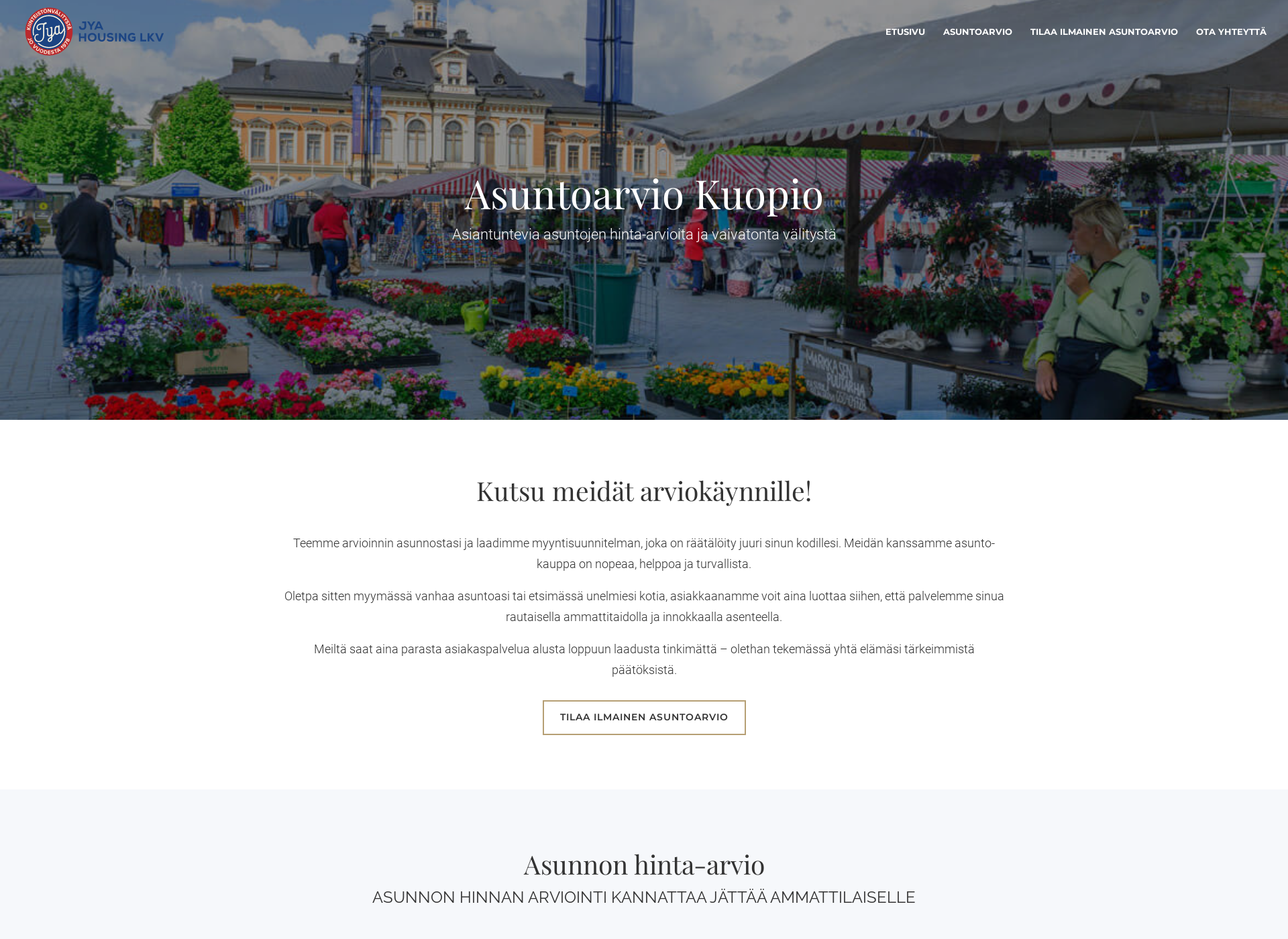 Screenshot for asuntoarvio-kuopio.fi