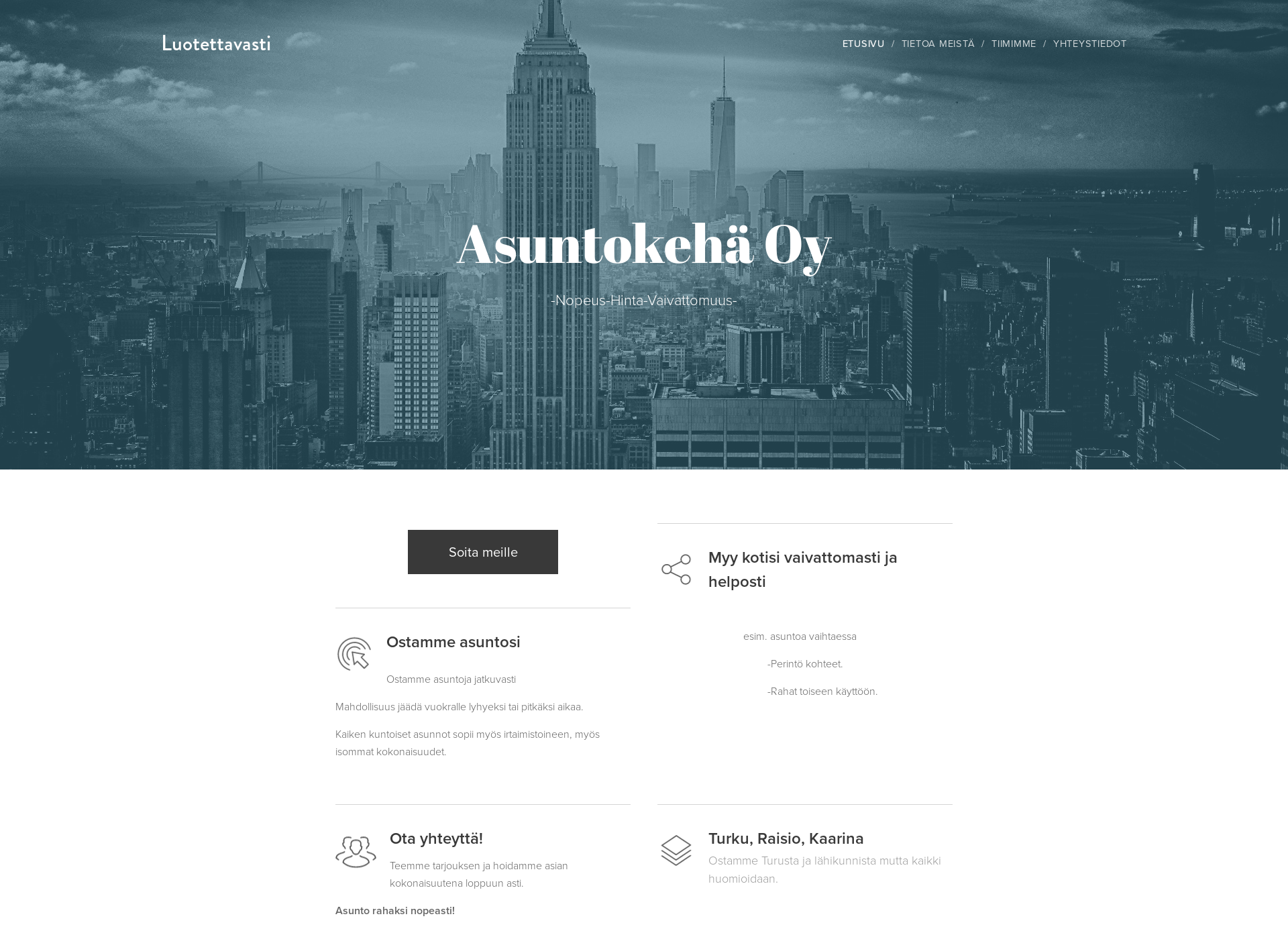 Screenshot for asuntokeha.fi