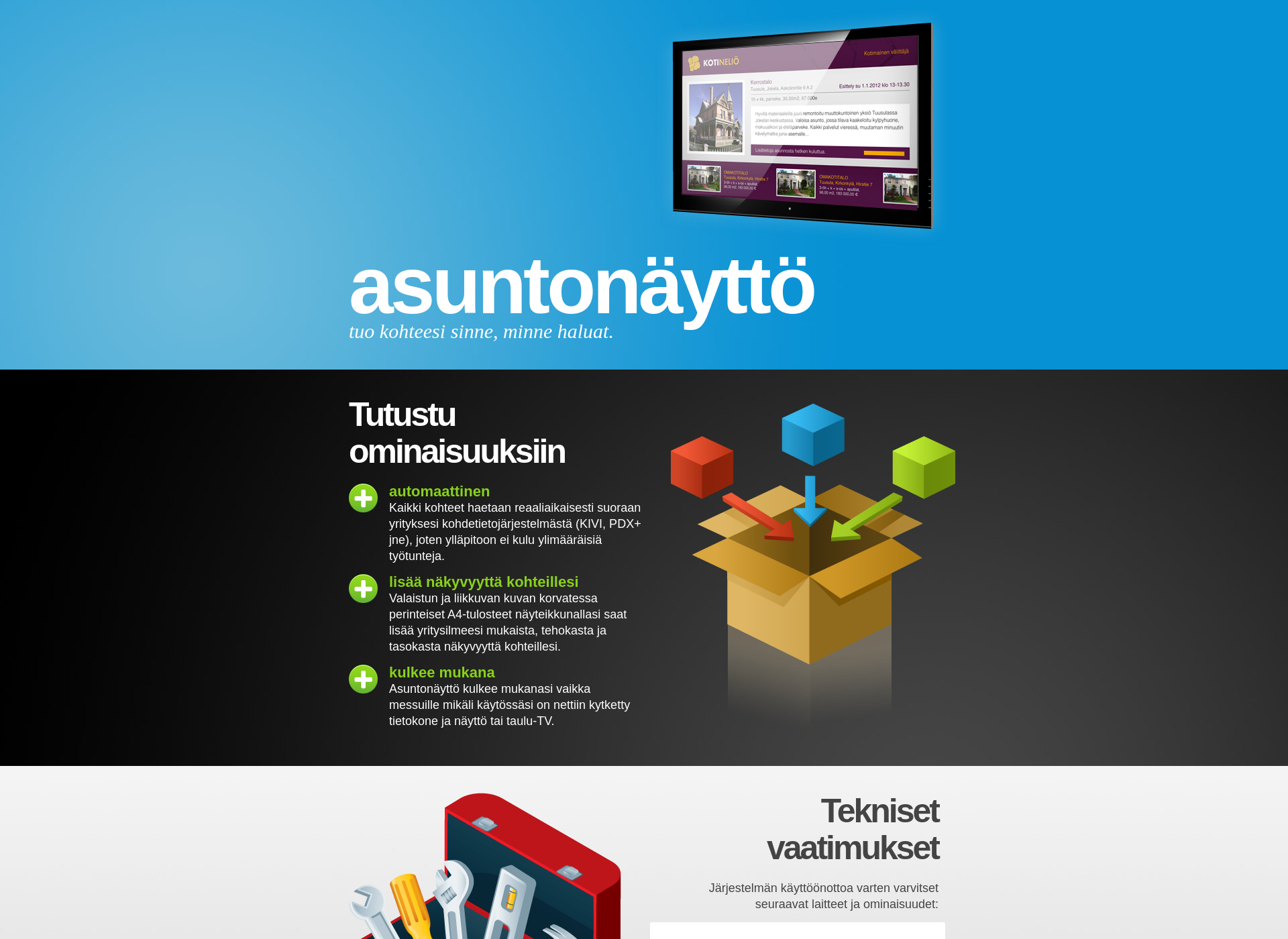 Screenshot for asuntonaytto.fi