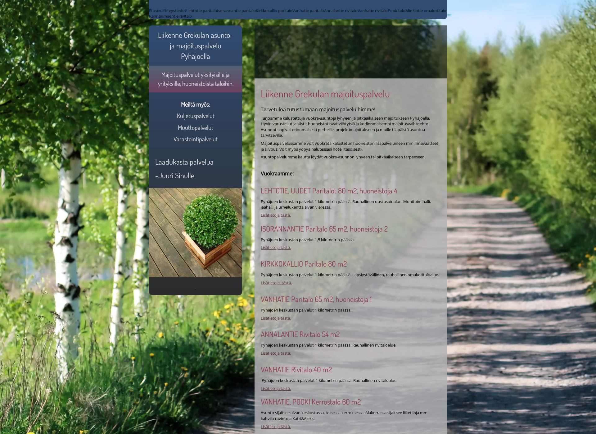 Screenshot for asuntopyhajoki.fi