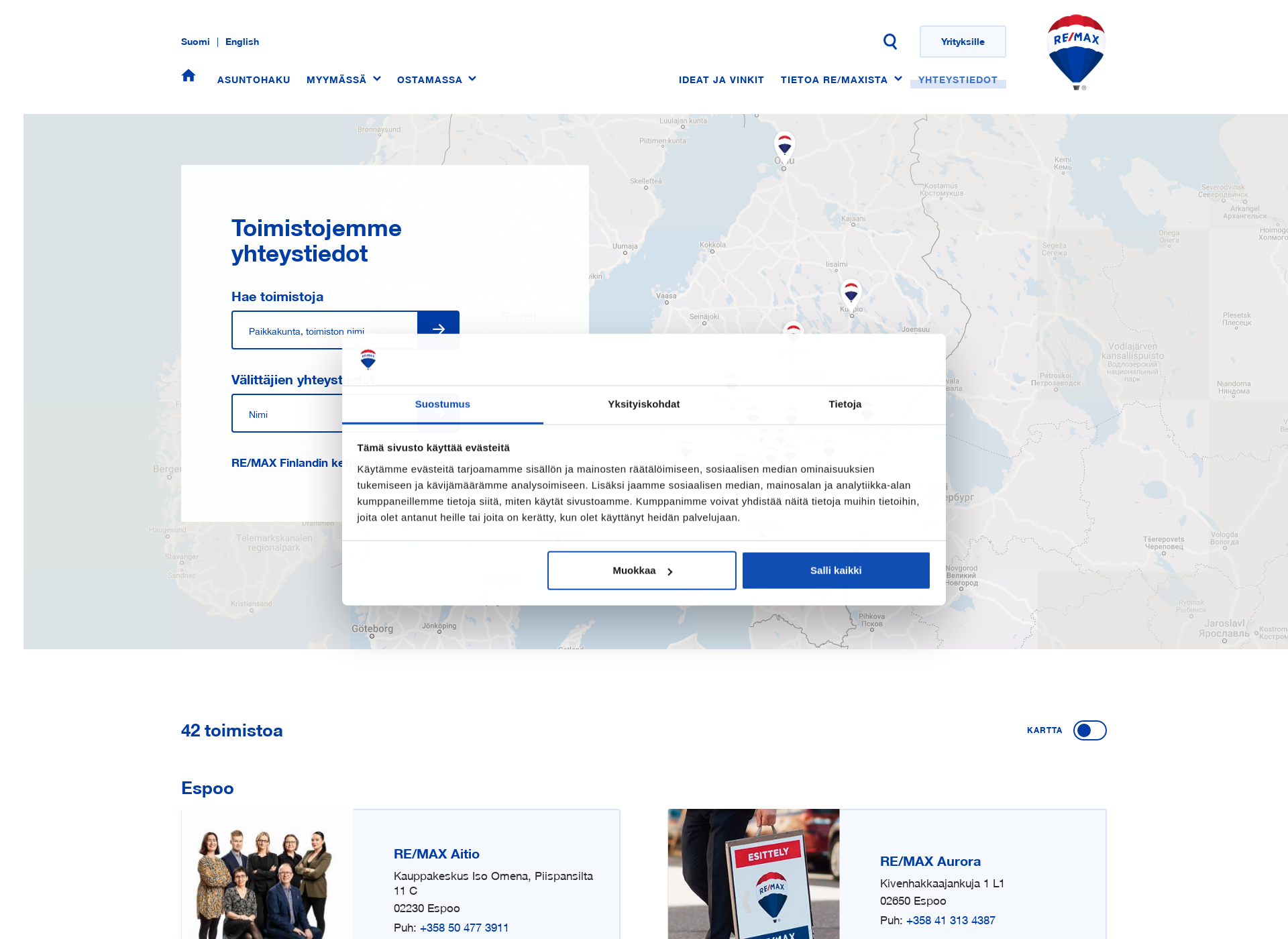 Screenshot for asuntoratkaisut.fi