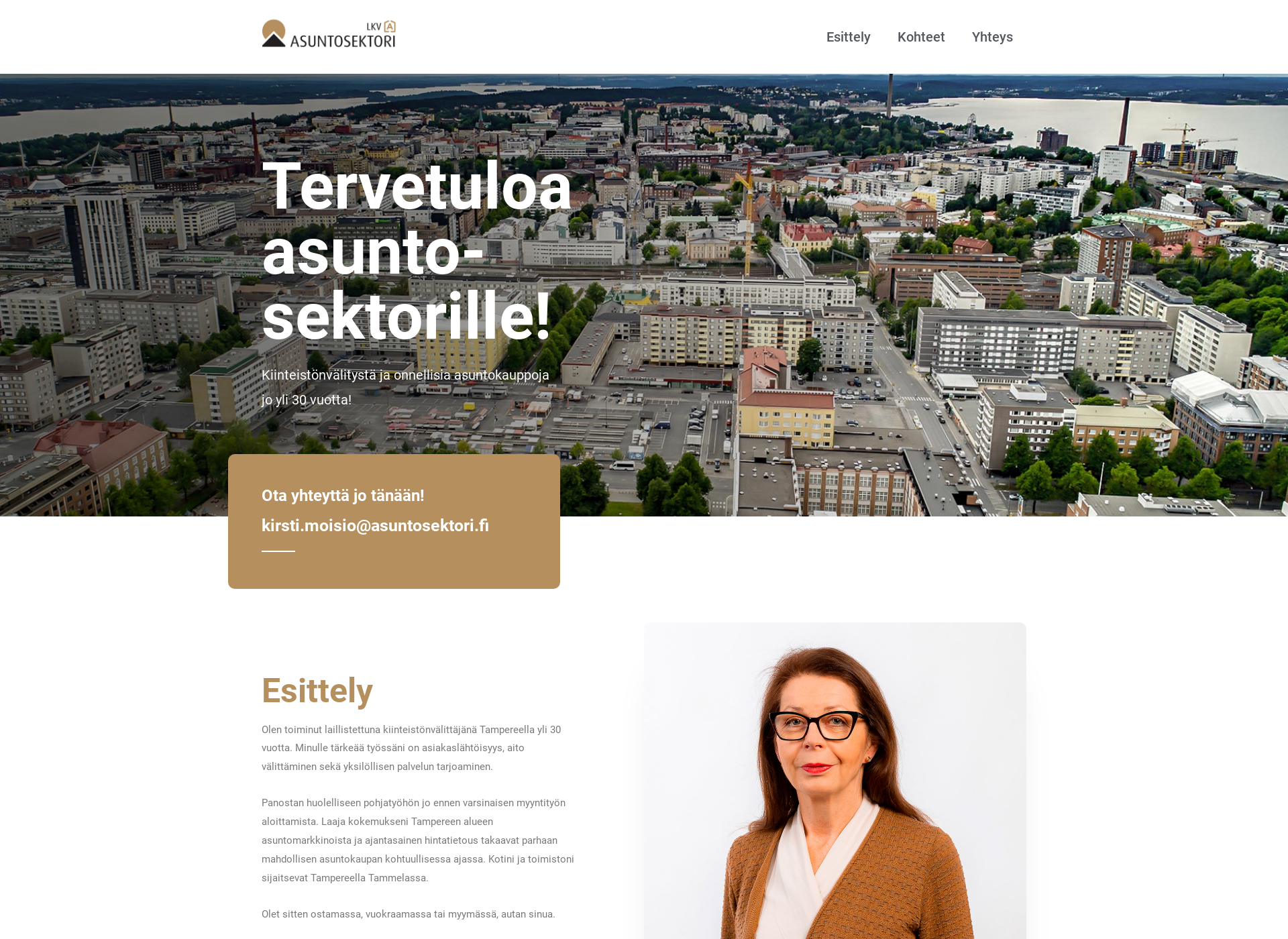 Screenshot for asuntosektori.fi