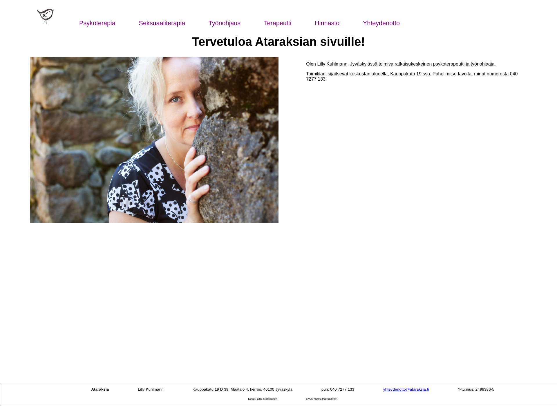 Screenshot for ataraksia.fi