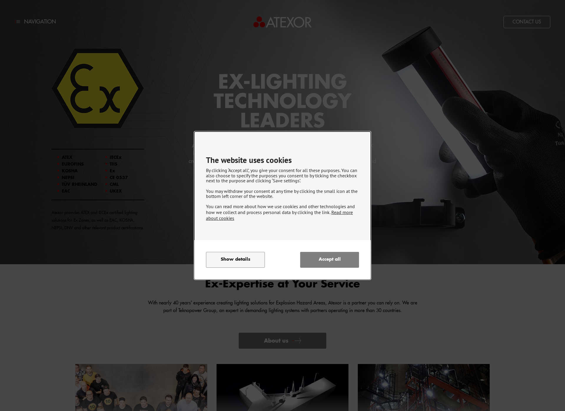 Screenshot for atexor.com