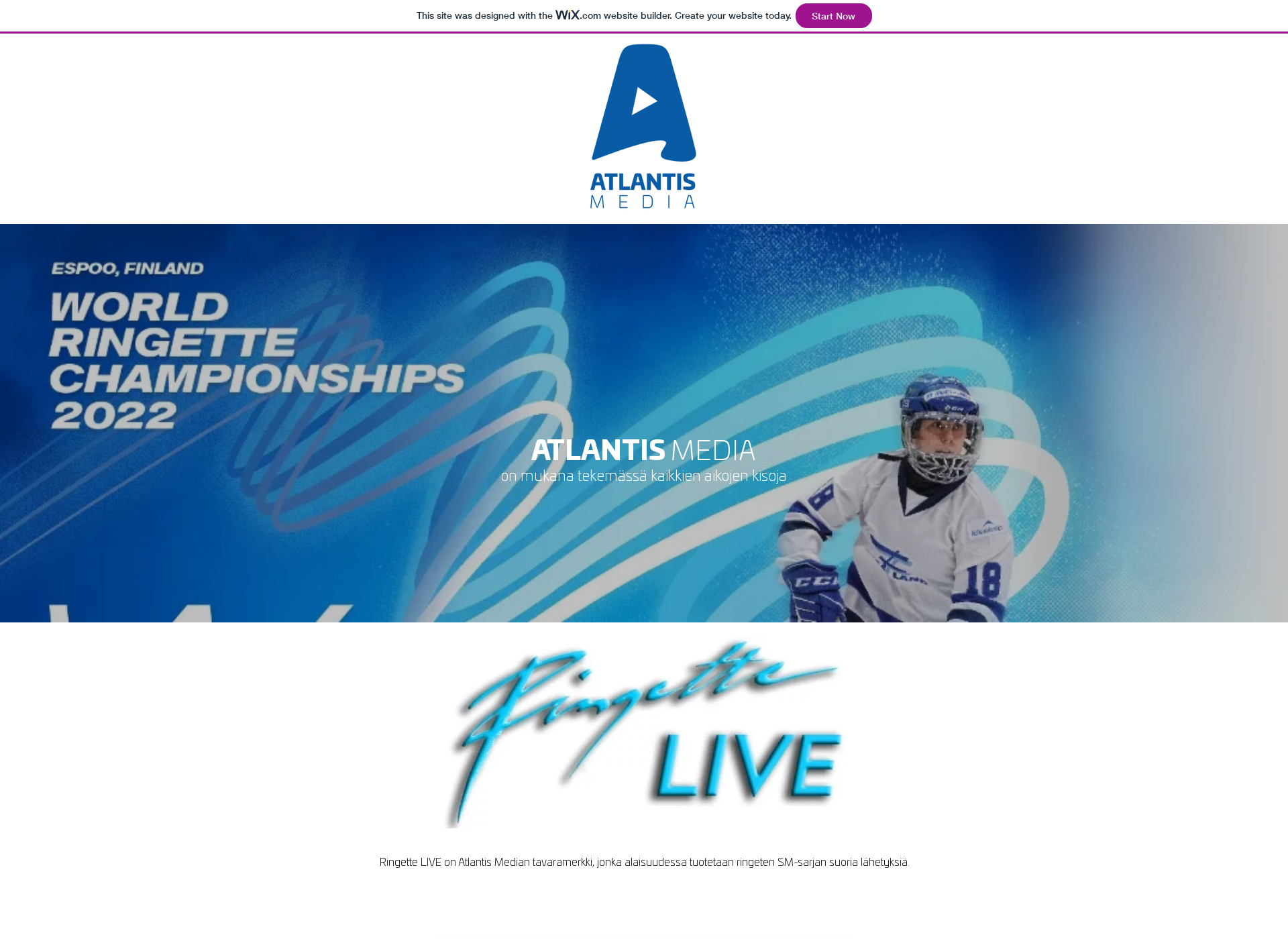 Skärmdump för atlantismedia.fi