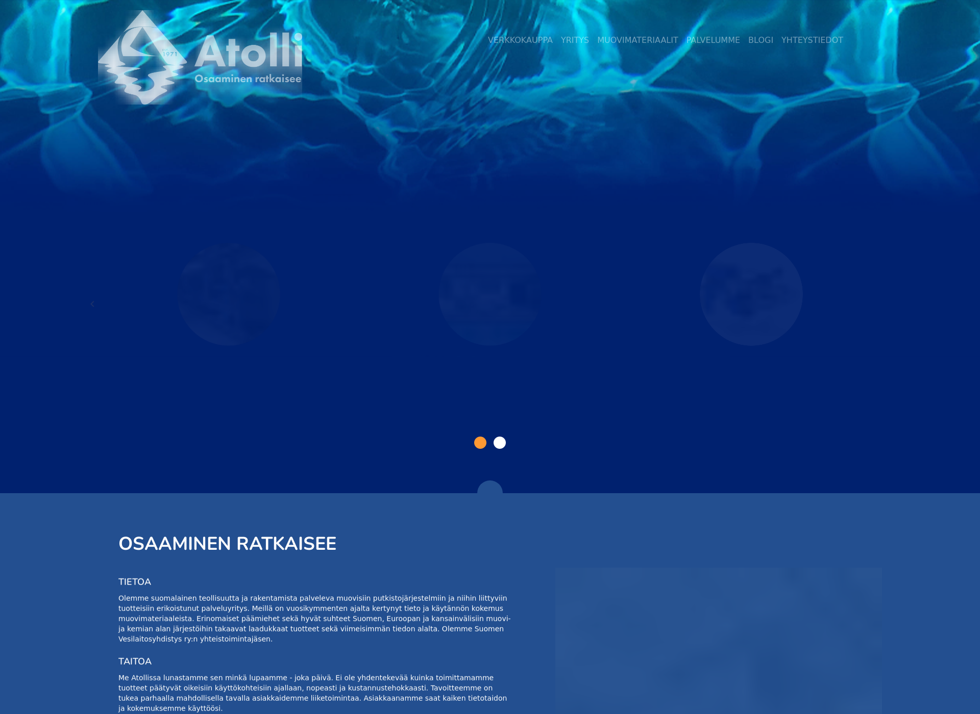 Screenshot for atolli.fi