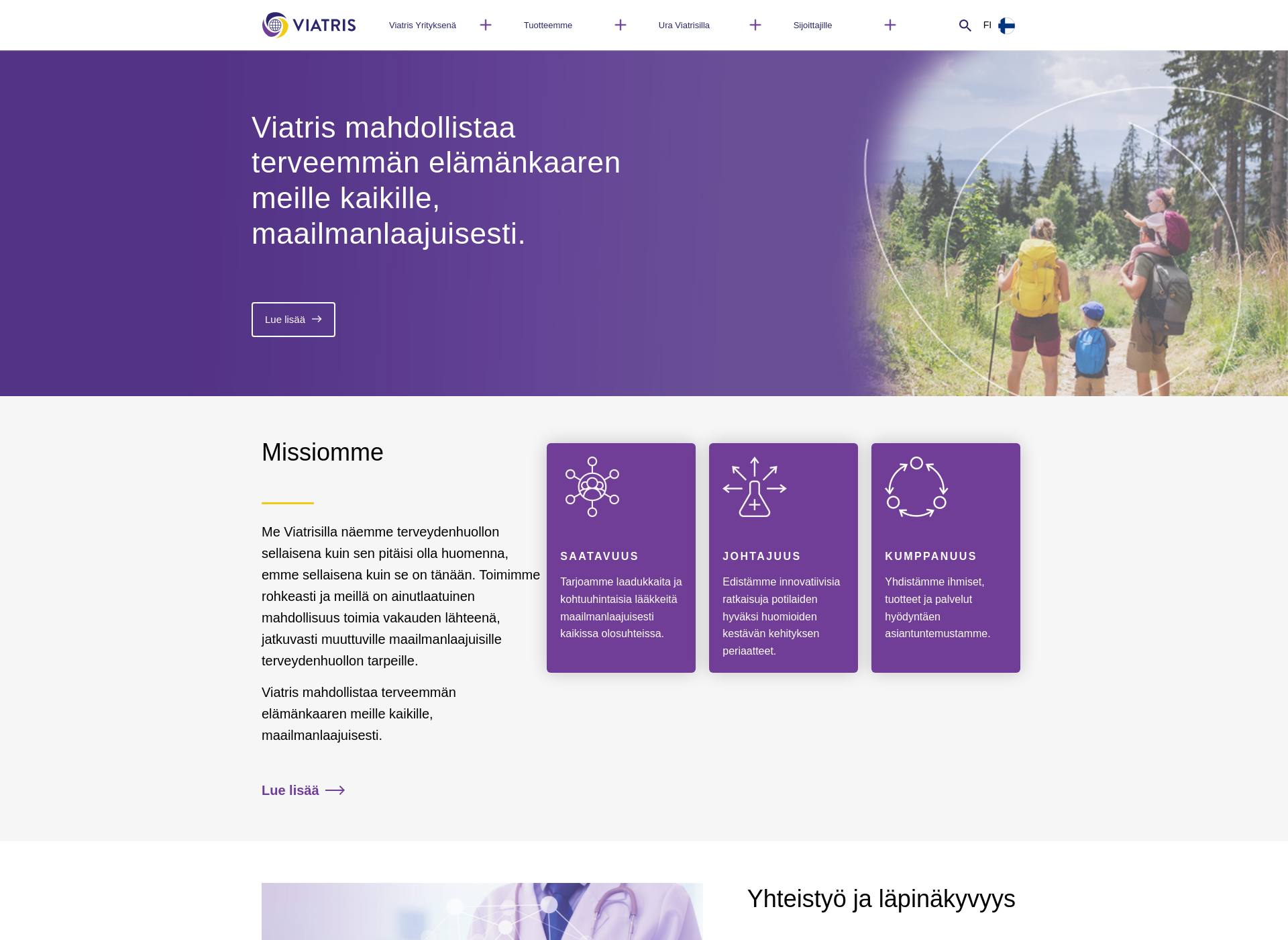 Skärmdump för atorvastatiini.fi