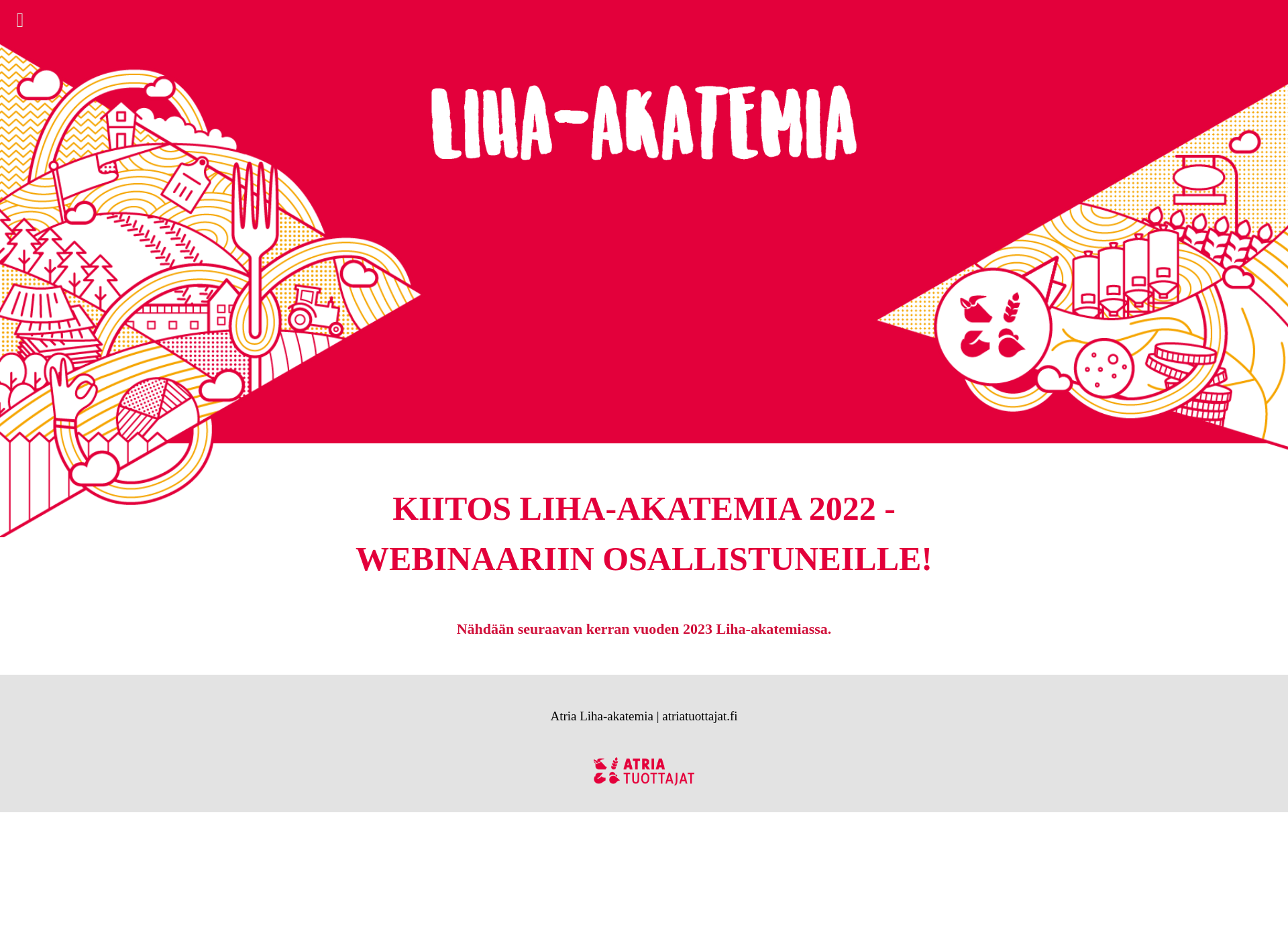 Skärmdump för atrialihaakatemia.fi