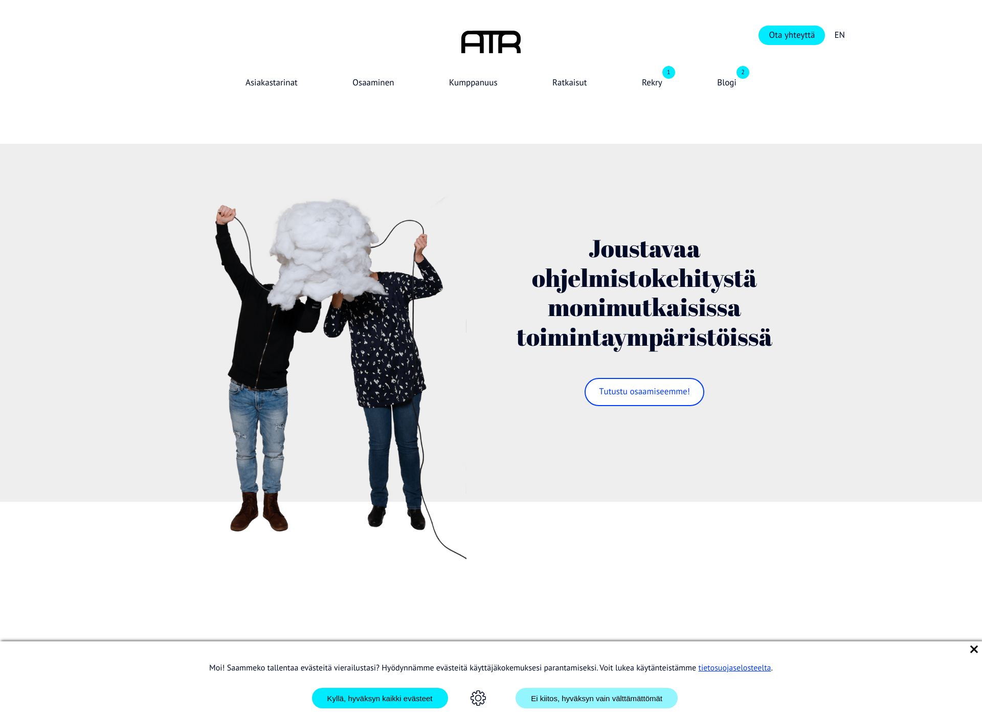 Skärmdump för atrsoft.fi