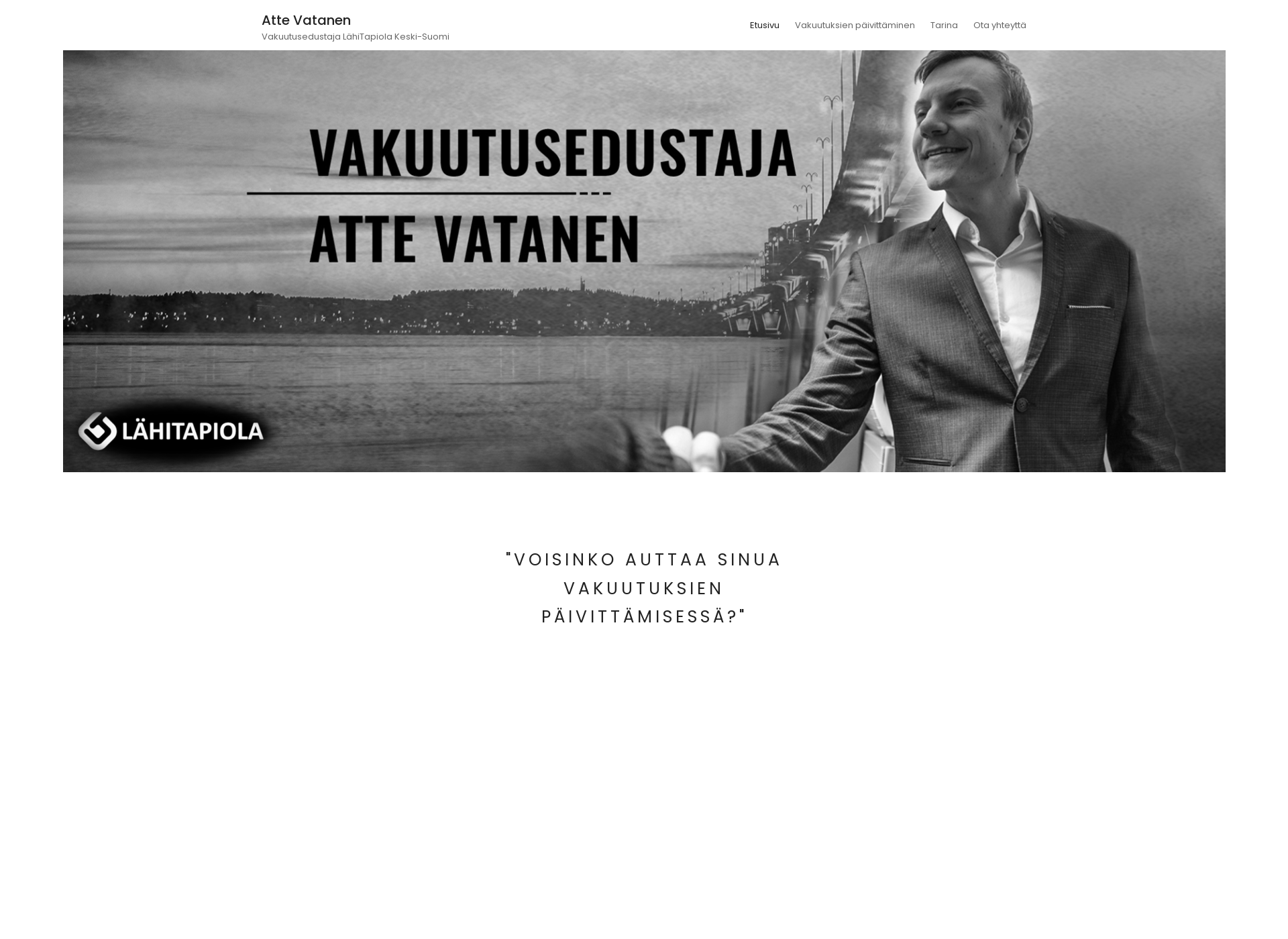 Screenshot for attevatanen.fi
