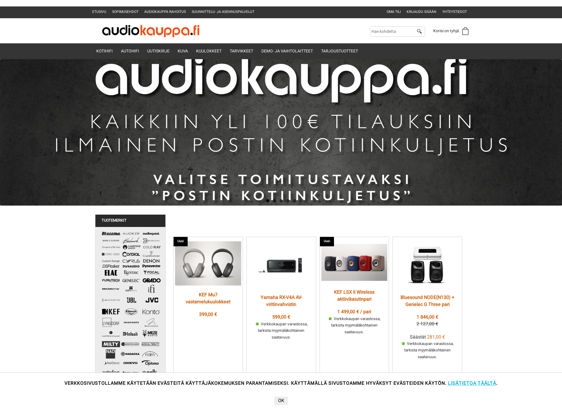 Näyttökuva audiokauppa.fi