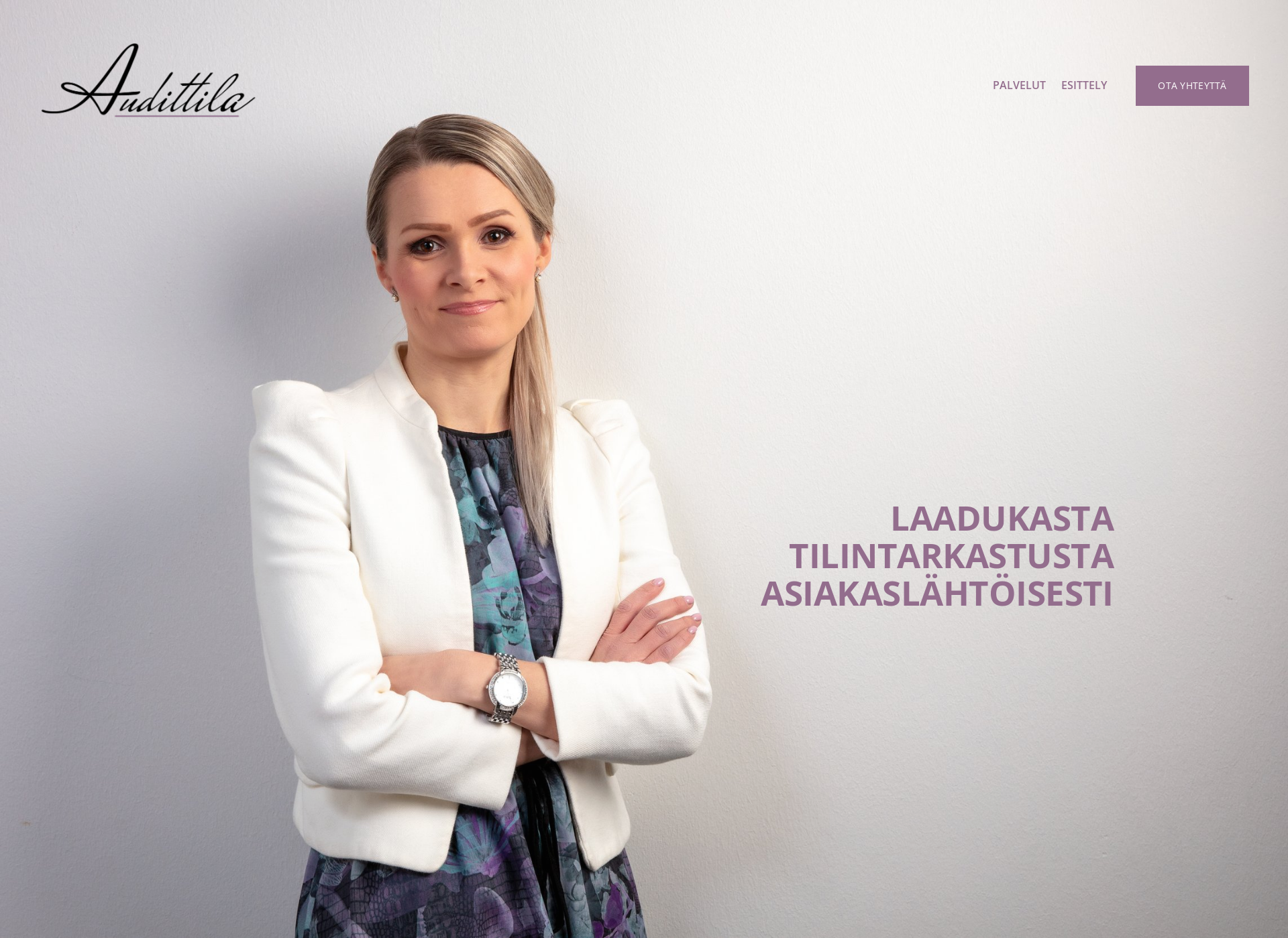 Screenshot for audittila.fi