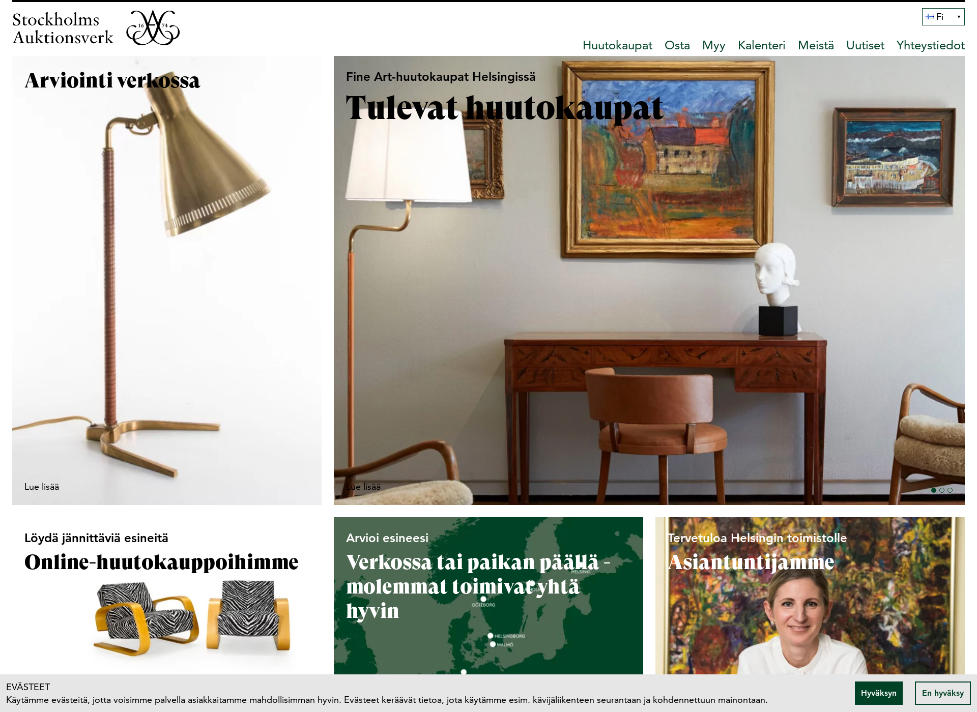 Screenshot for auktionsverket.fi