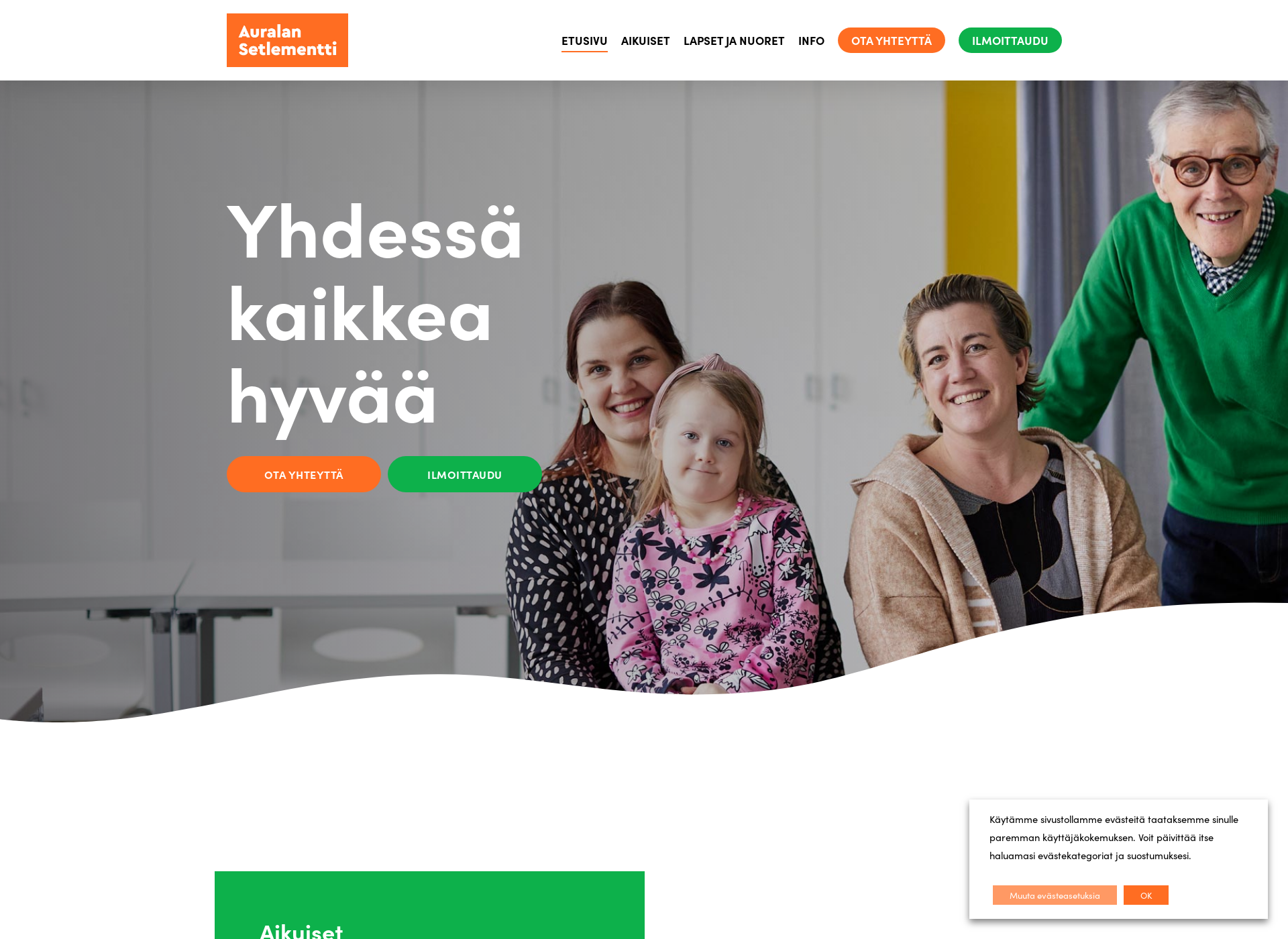 Screenshot for aurala.fi