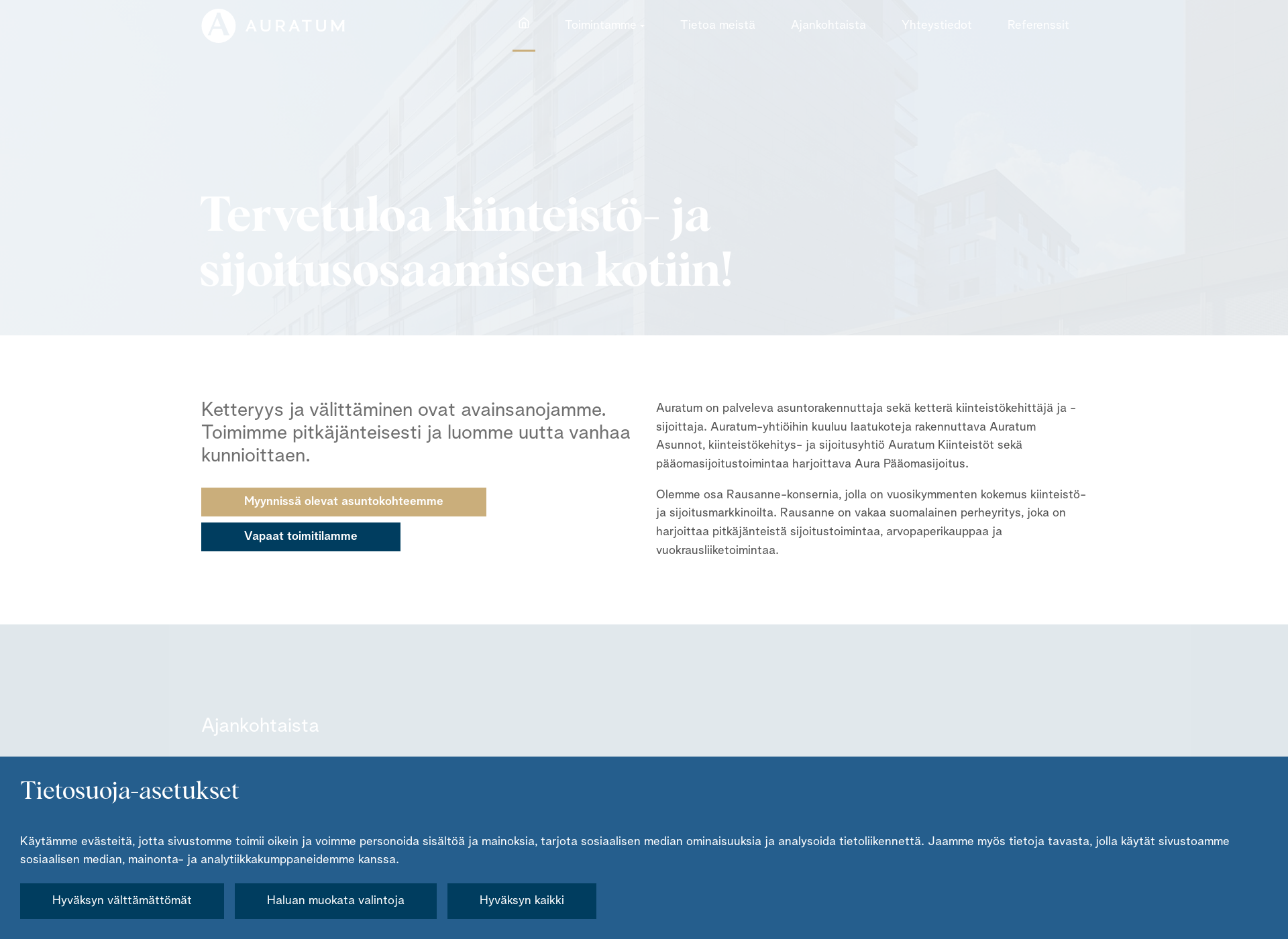 Screenshot for auratumkiinteistot.fi