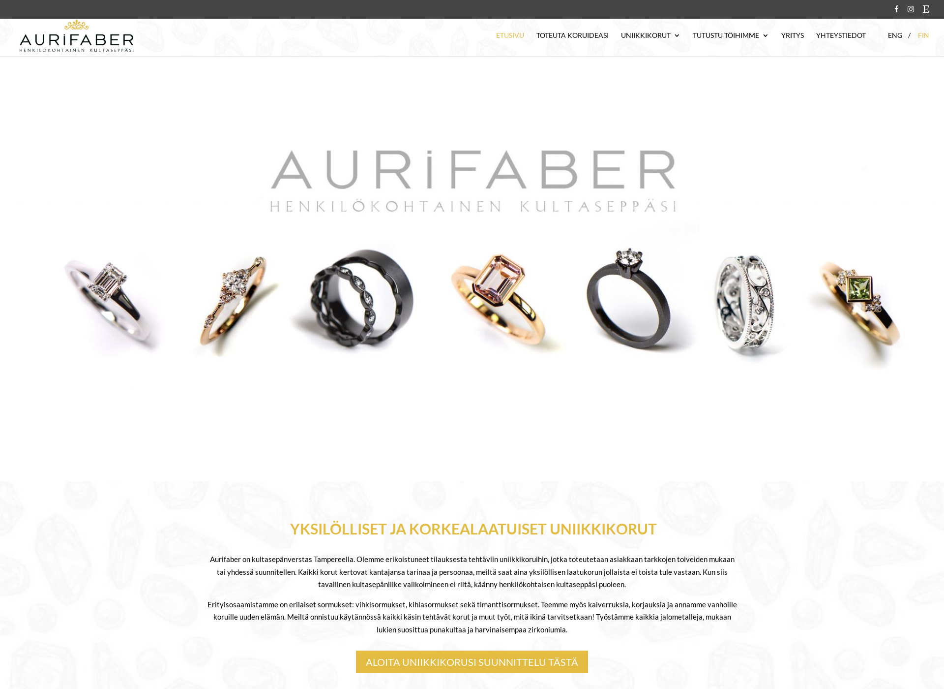 Screenshot for aurifaber.fi