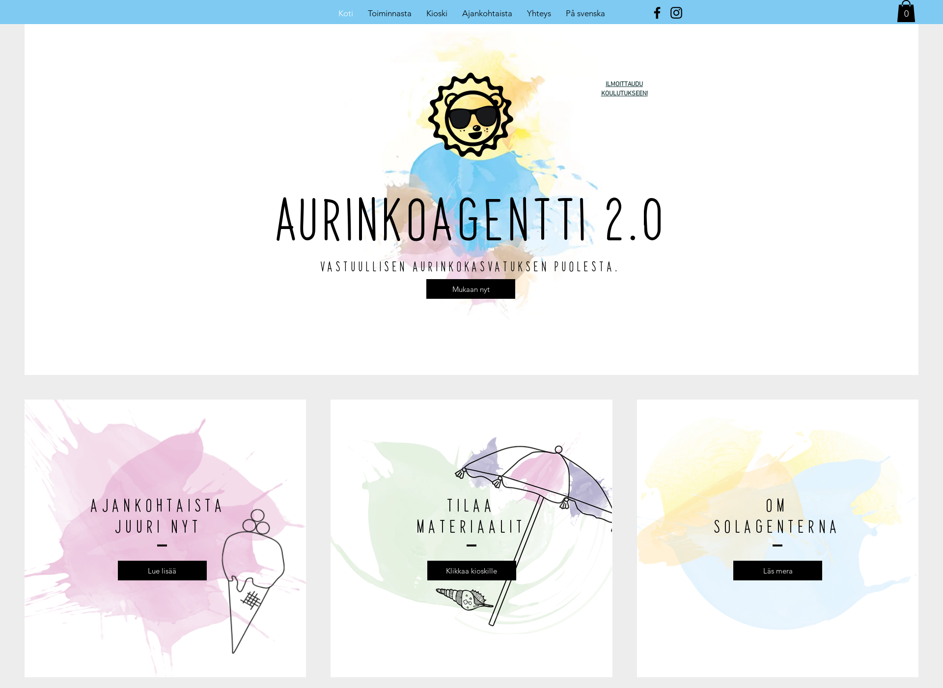 Screenshot for aurinkoagentti.fi