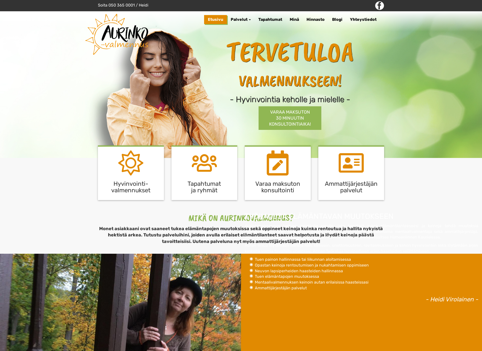 Screenshot for aurinkovalmennus.fi