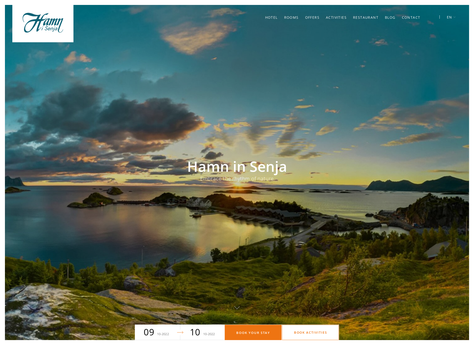 Screenshot for aurorahotels.fi