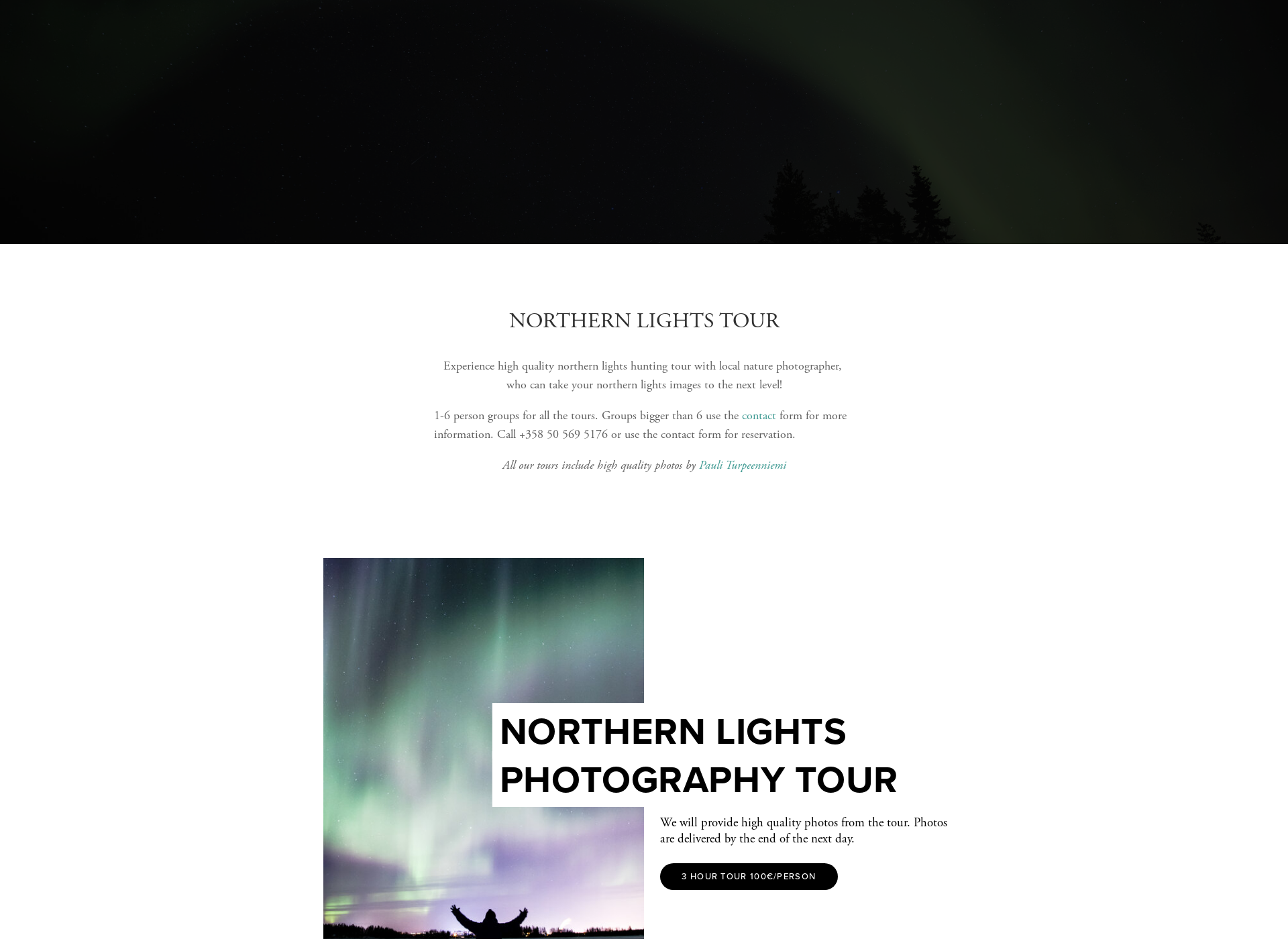 Screenshot for auroraimage.fi