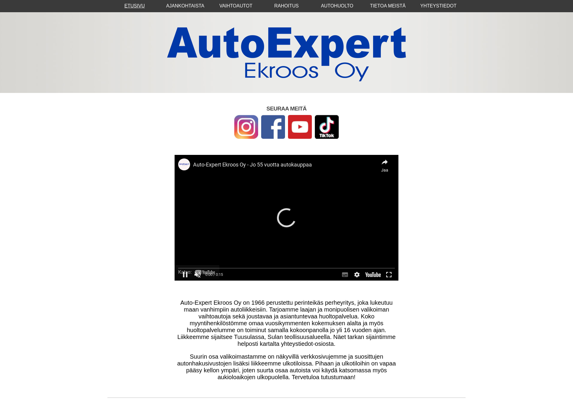 Screenshot for auto-expertekroos.fi