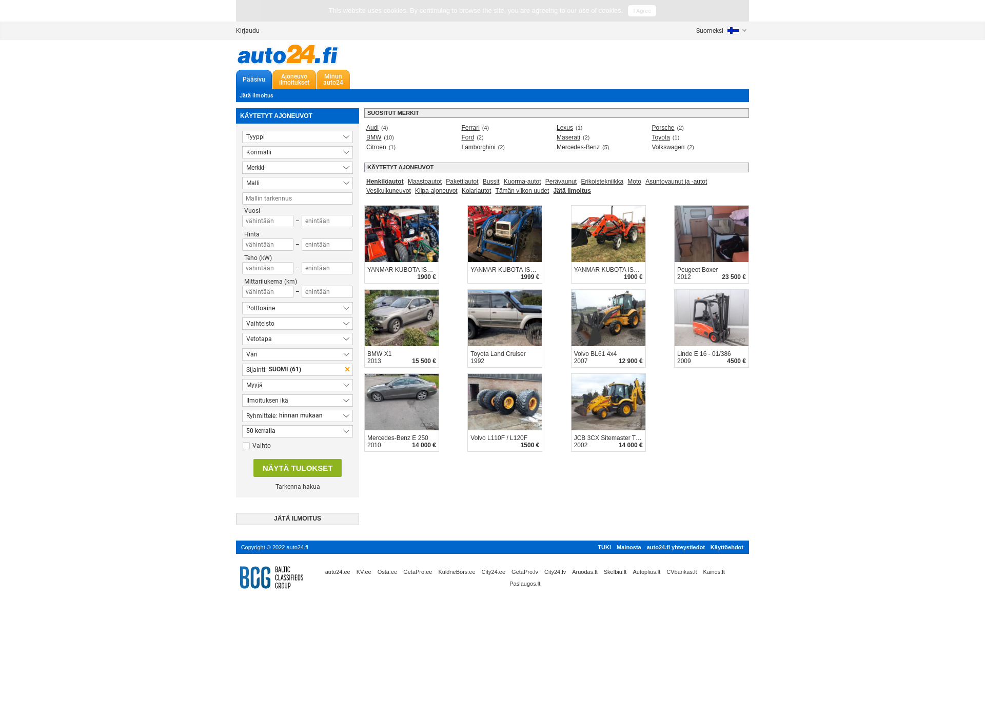 Screenshot for auto24.fi