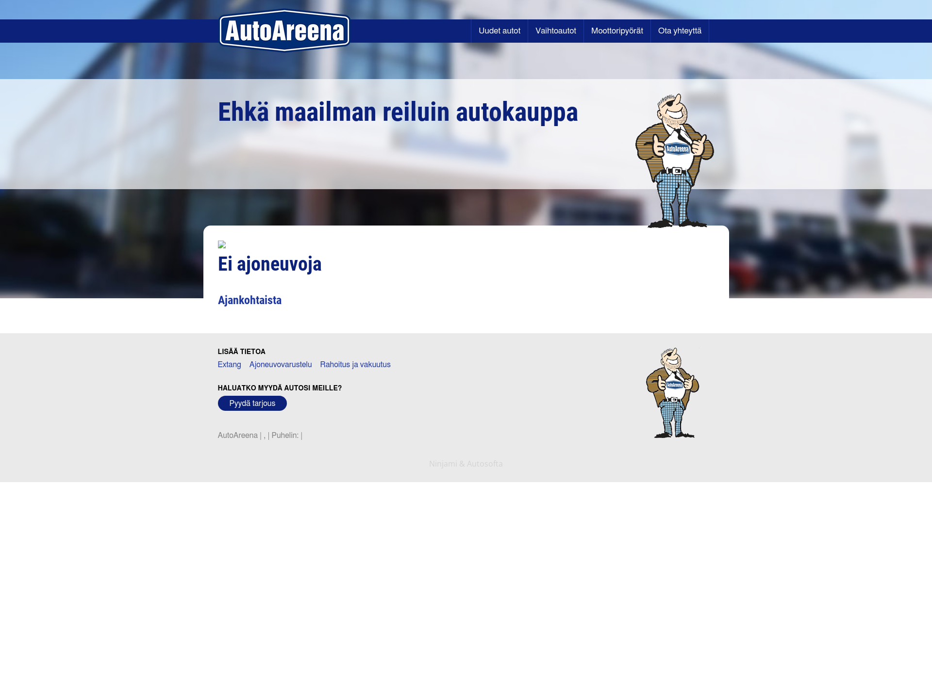 Screenshot for autoareena.com