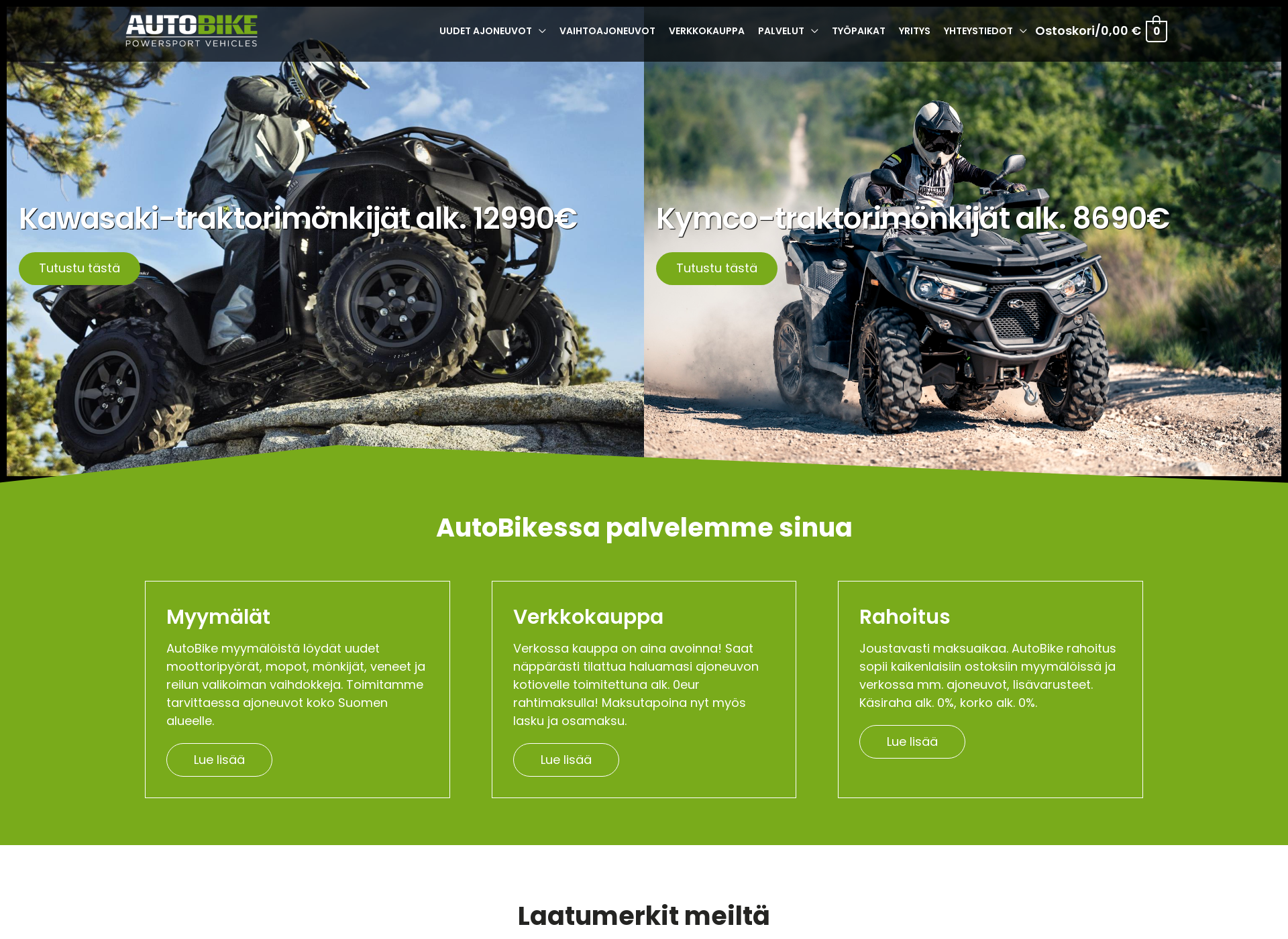 Screenshot for autobike.fi